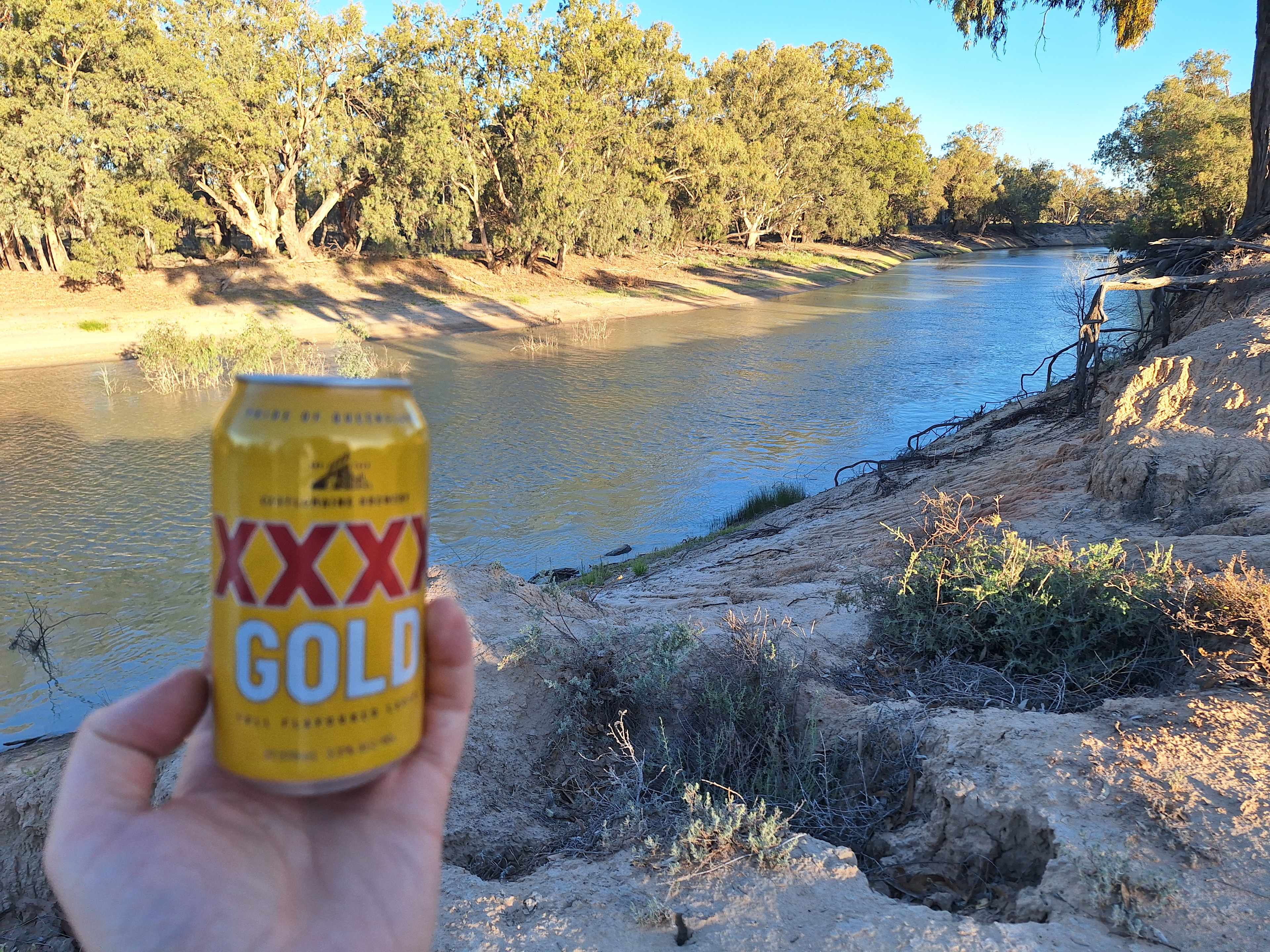 Quite the spot to have the last beer.