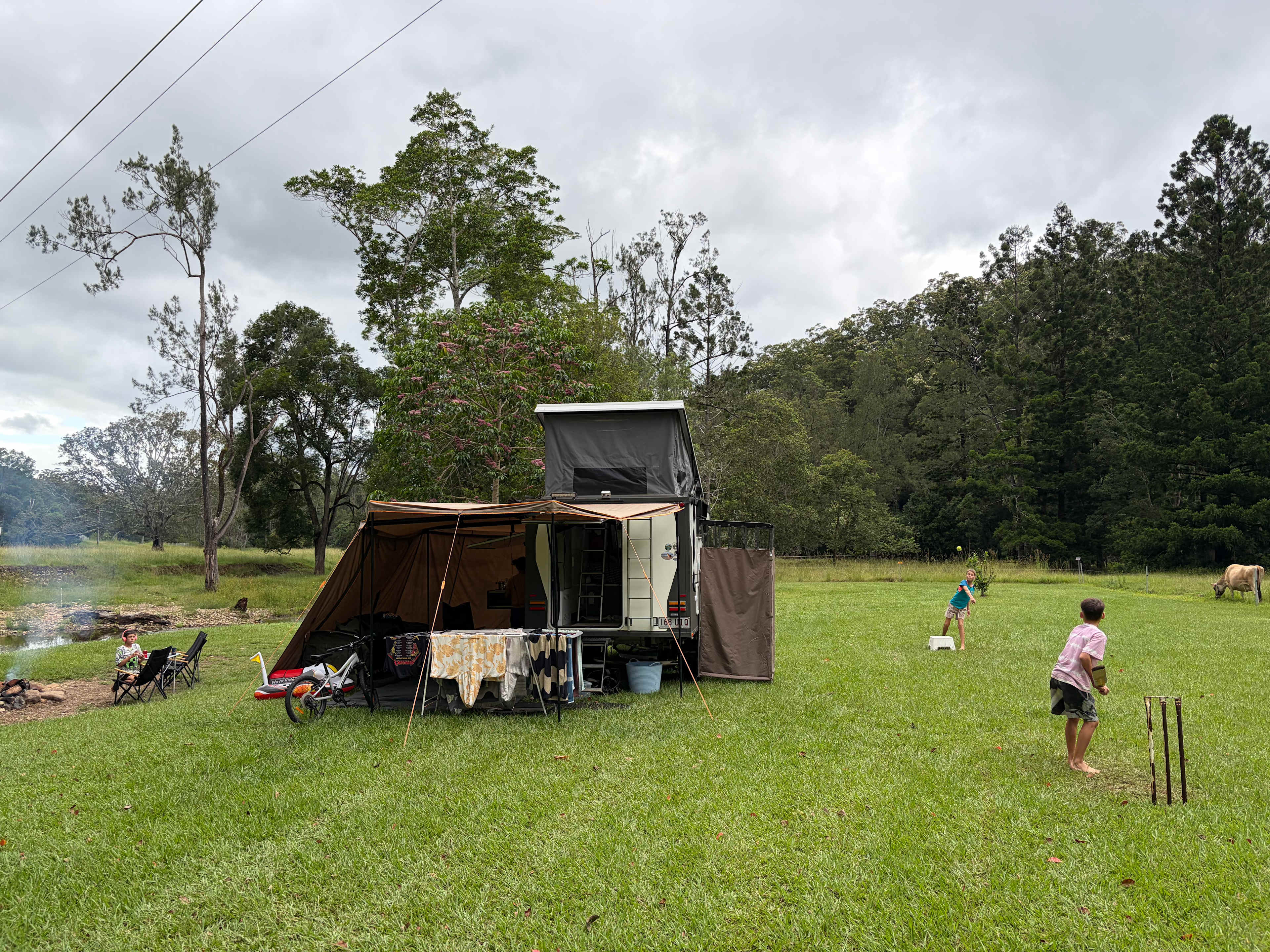 A Campsite on Crystal Creek