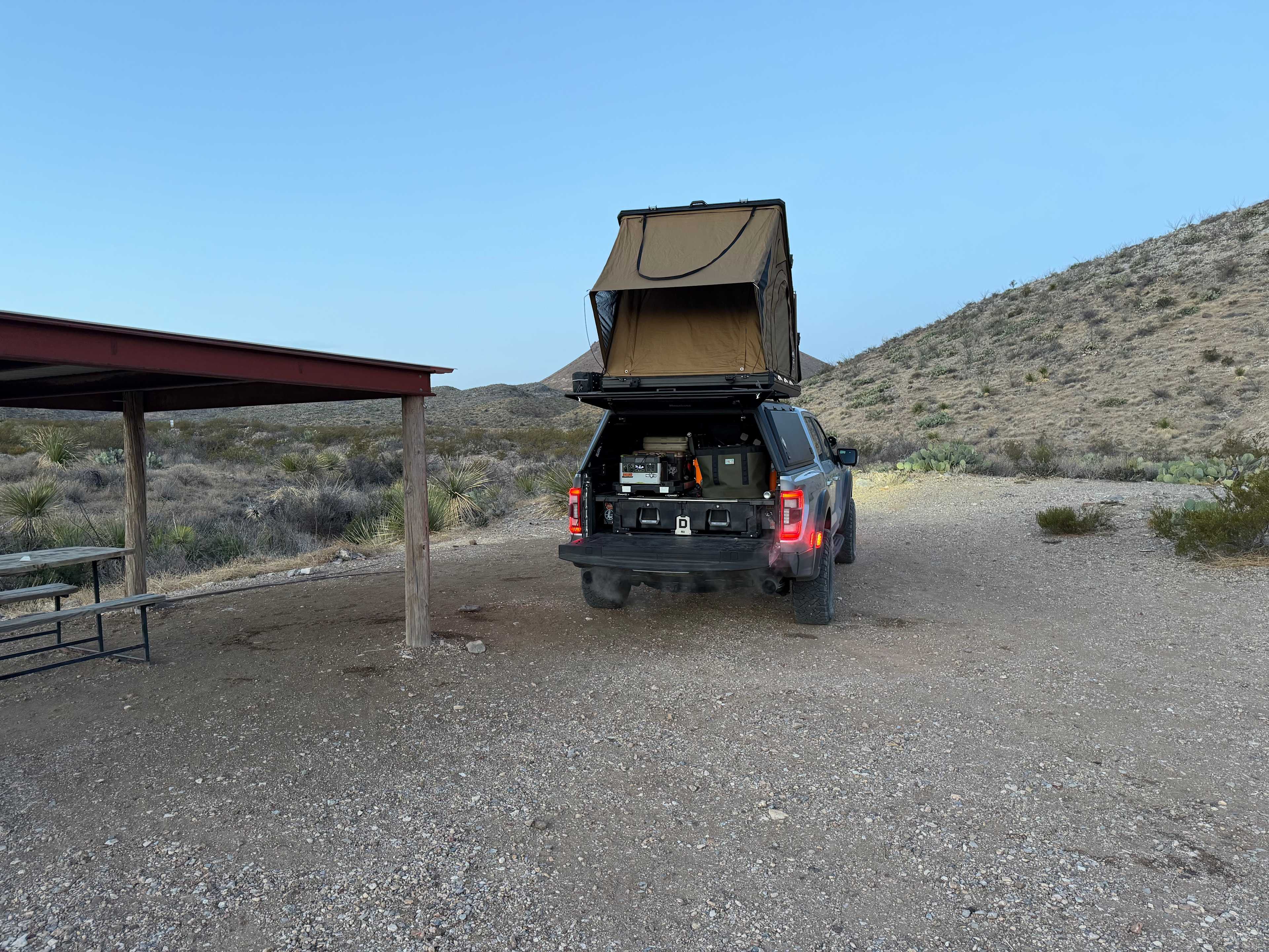 Taking off in the morning 