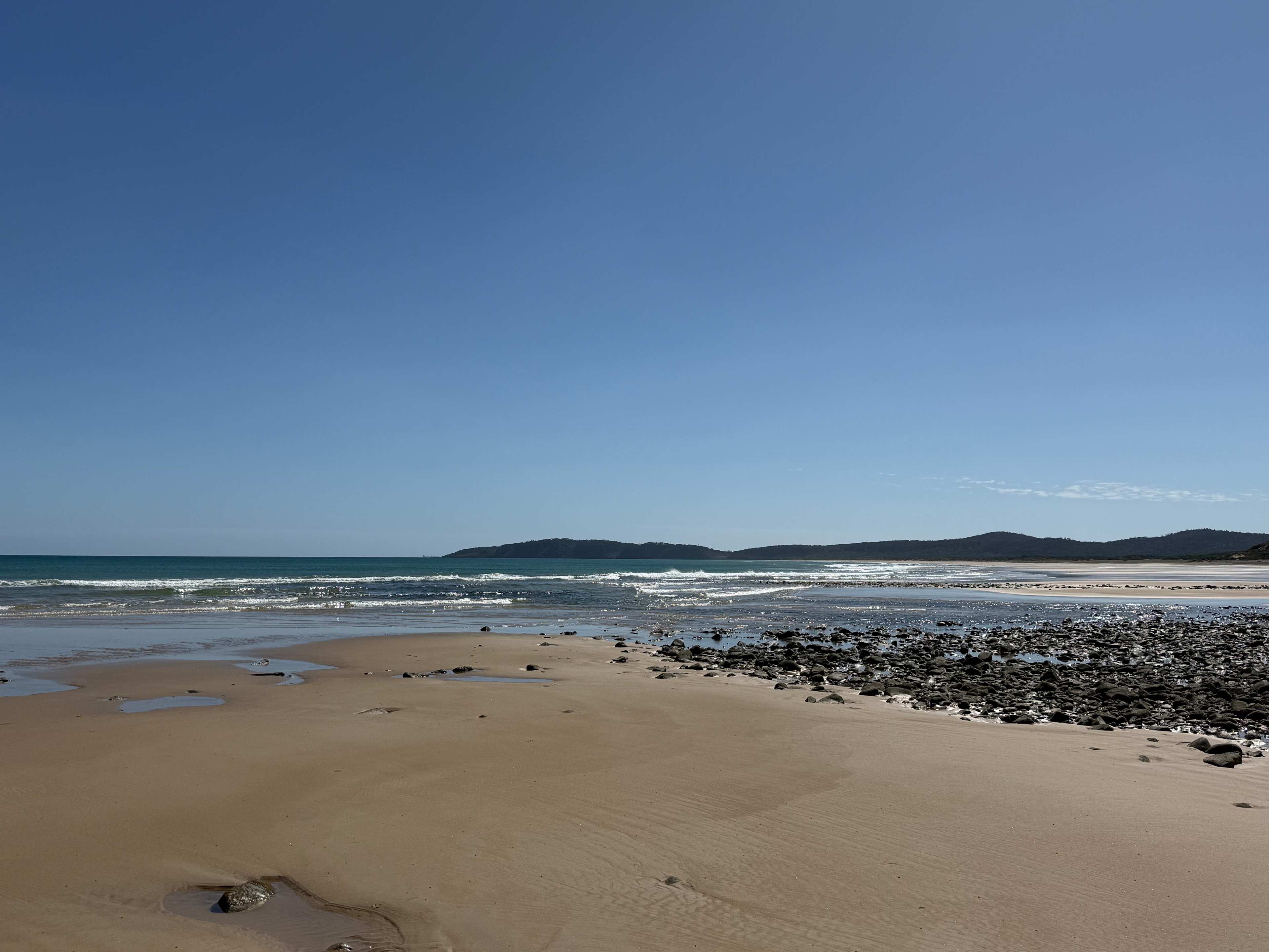 Beach across the road 