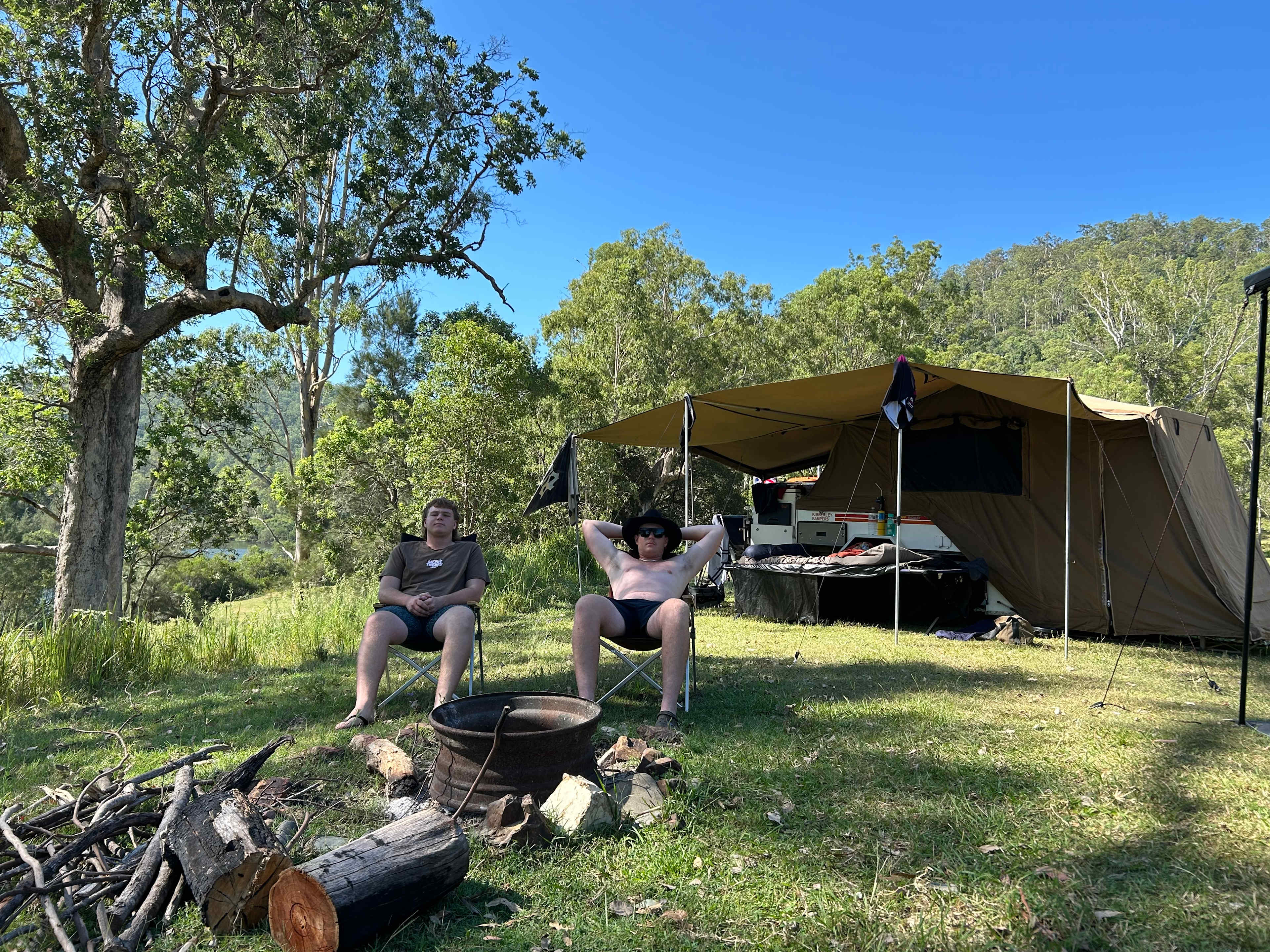 On the Clarence Camping