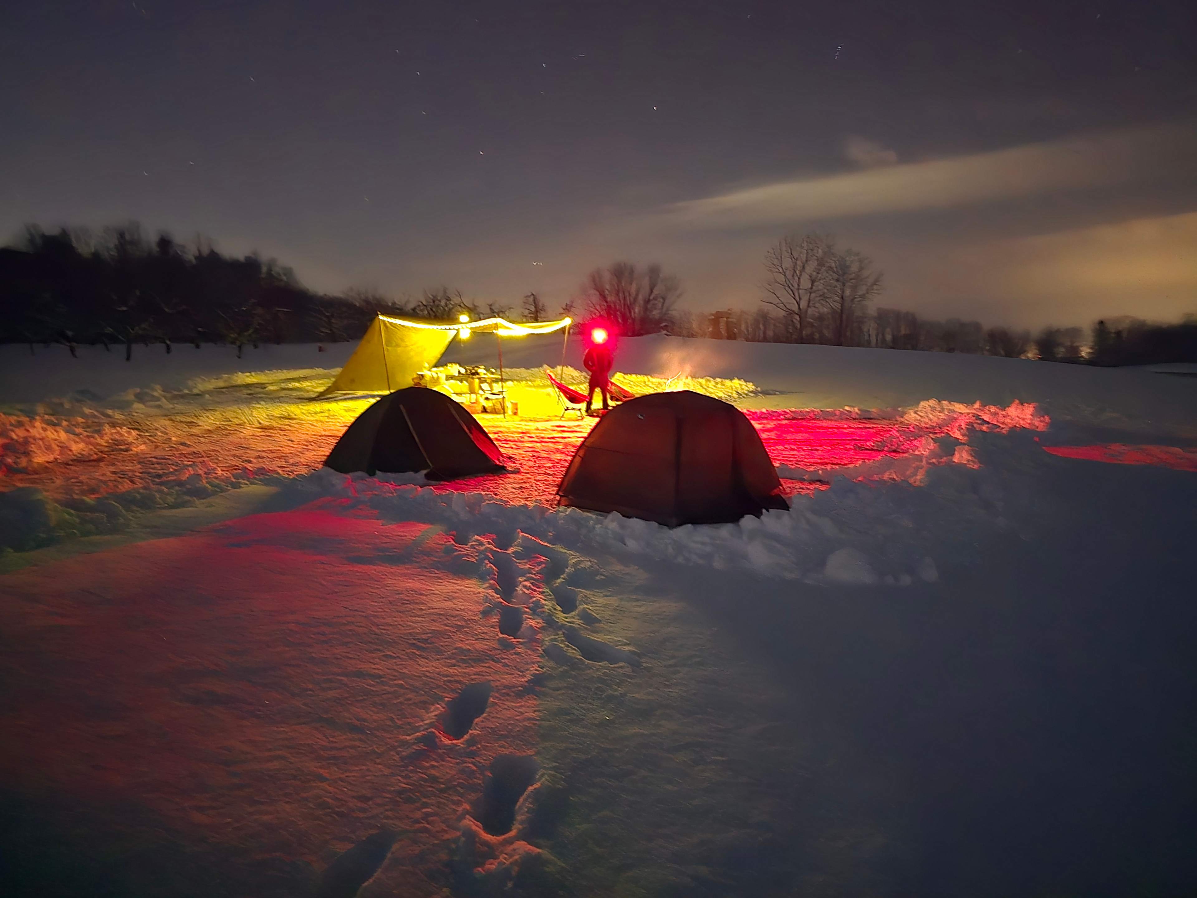 Eastern night sky from Stonehenge 