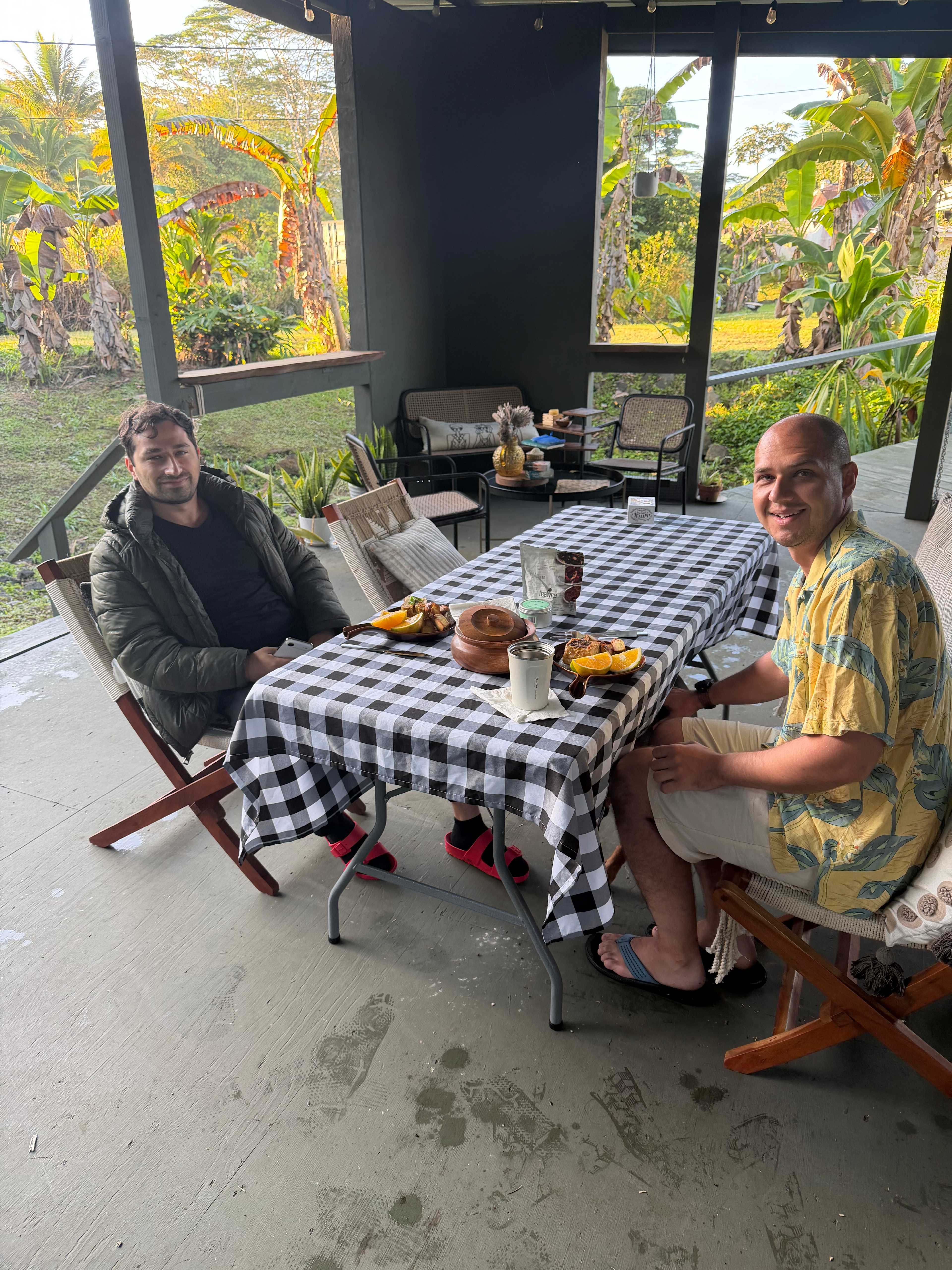 Enjoying our morning!