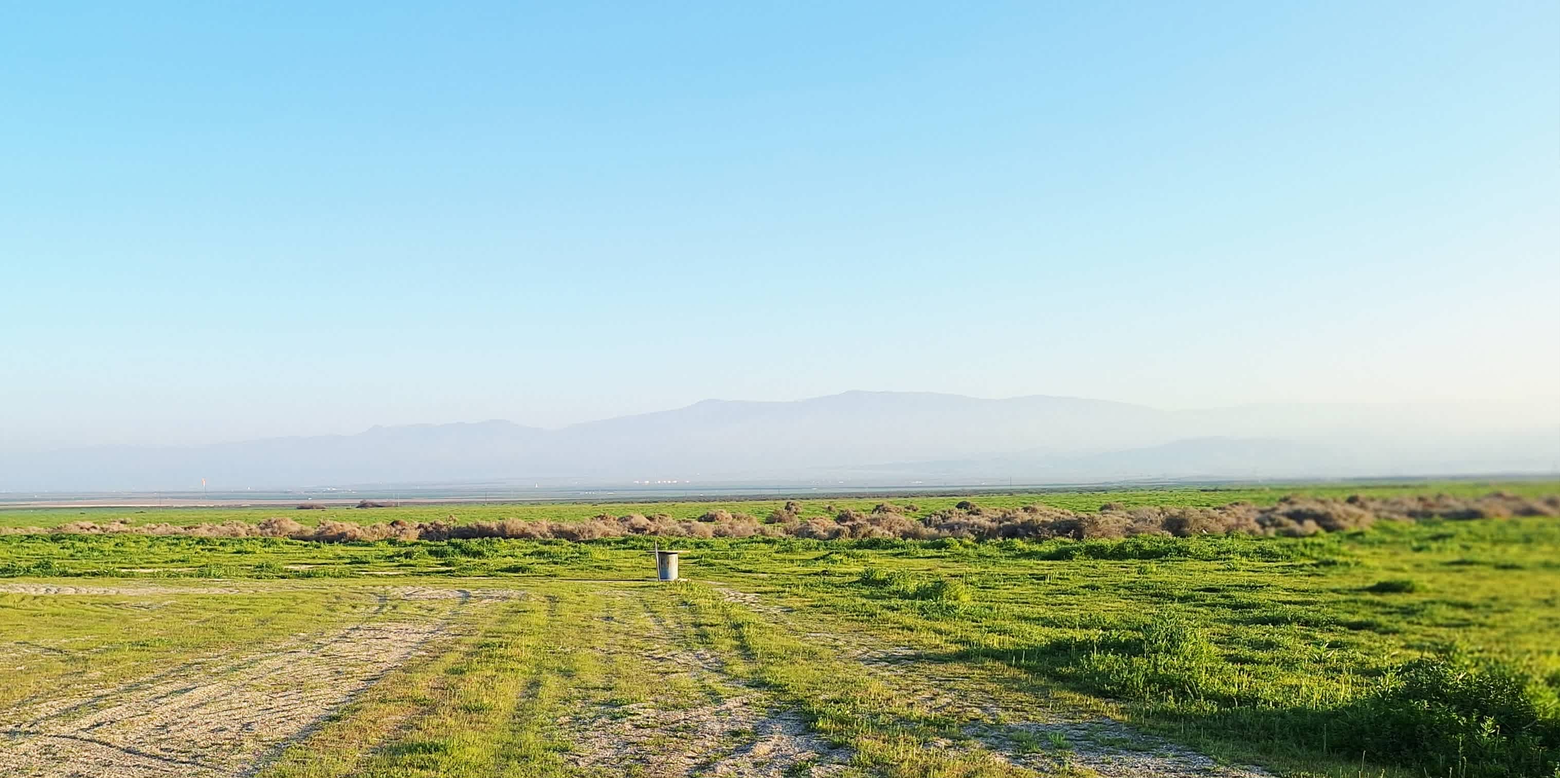 From my campsite looking south toward Maricopa. 