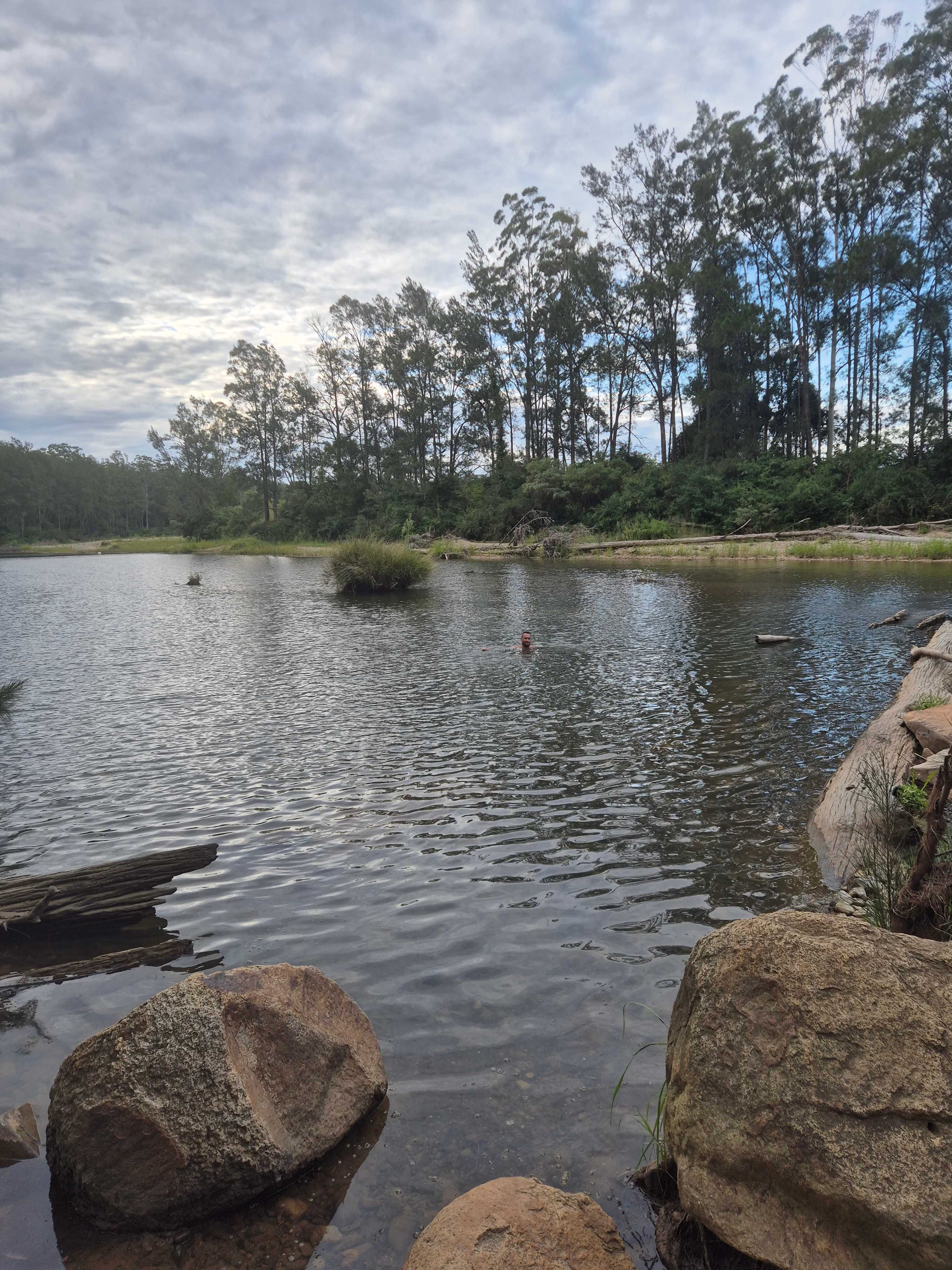 The water is warm and safe and so close to camp.  You can walk down for a swim.