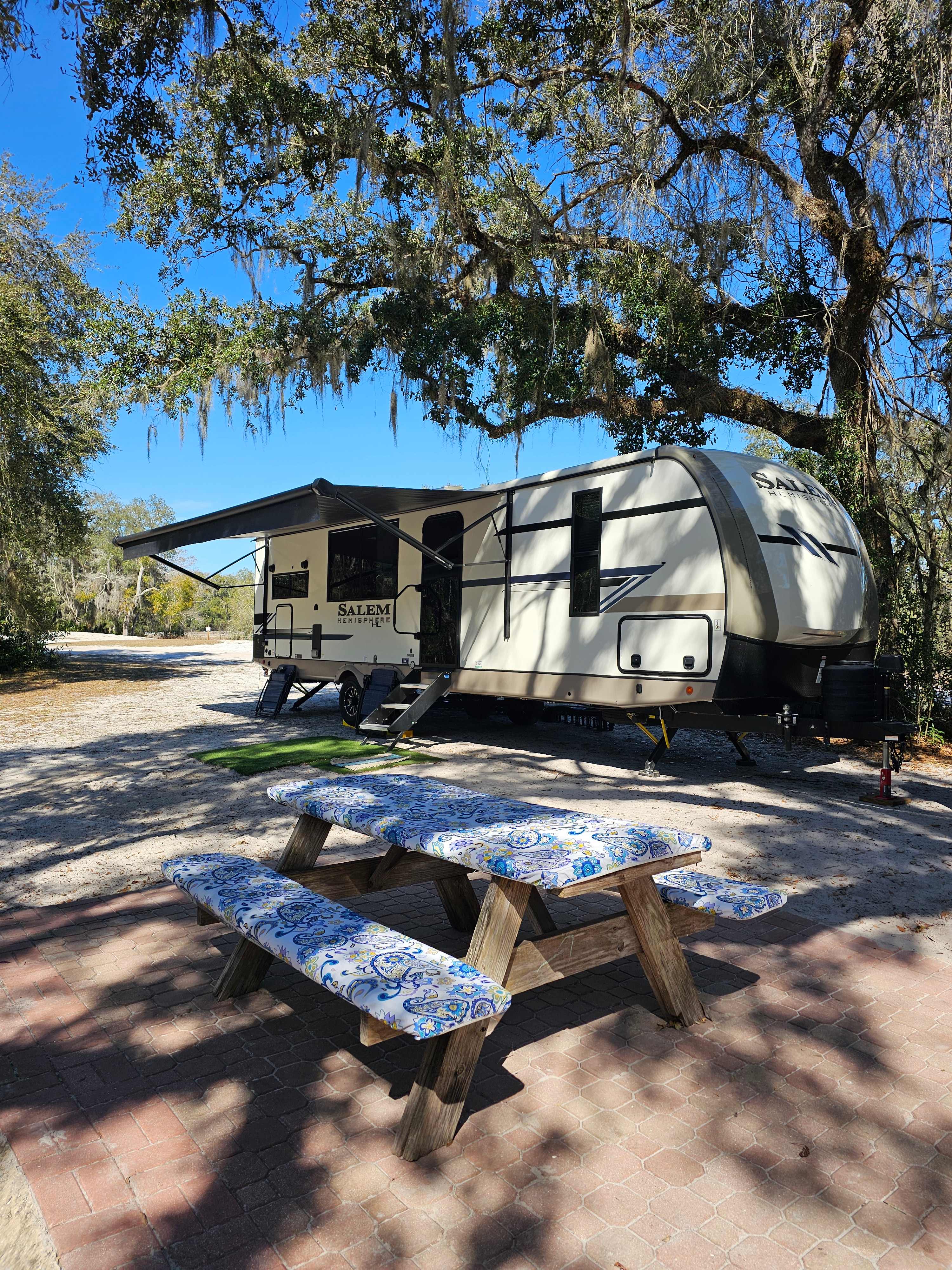 Our setup - 35 ft travel trailer