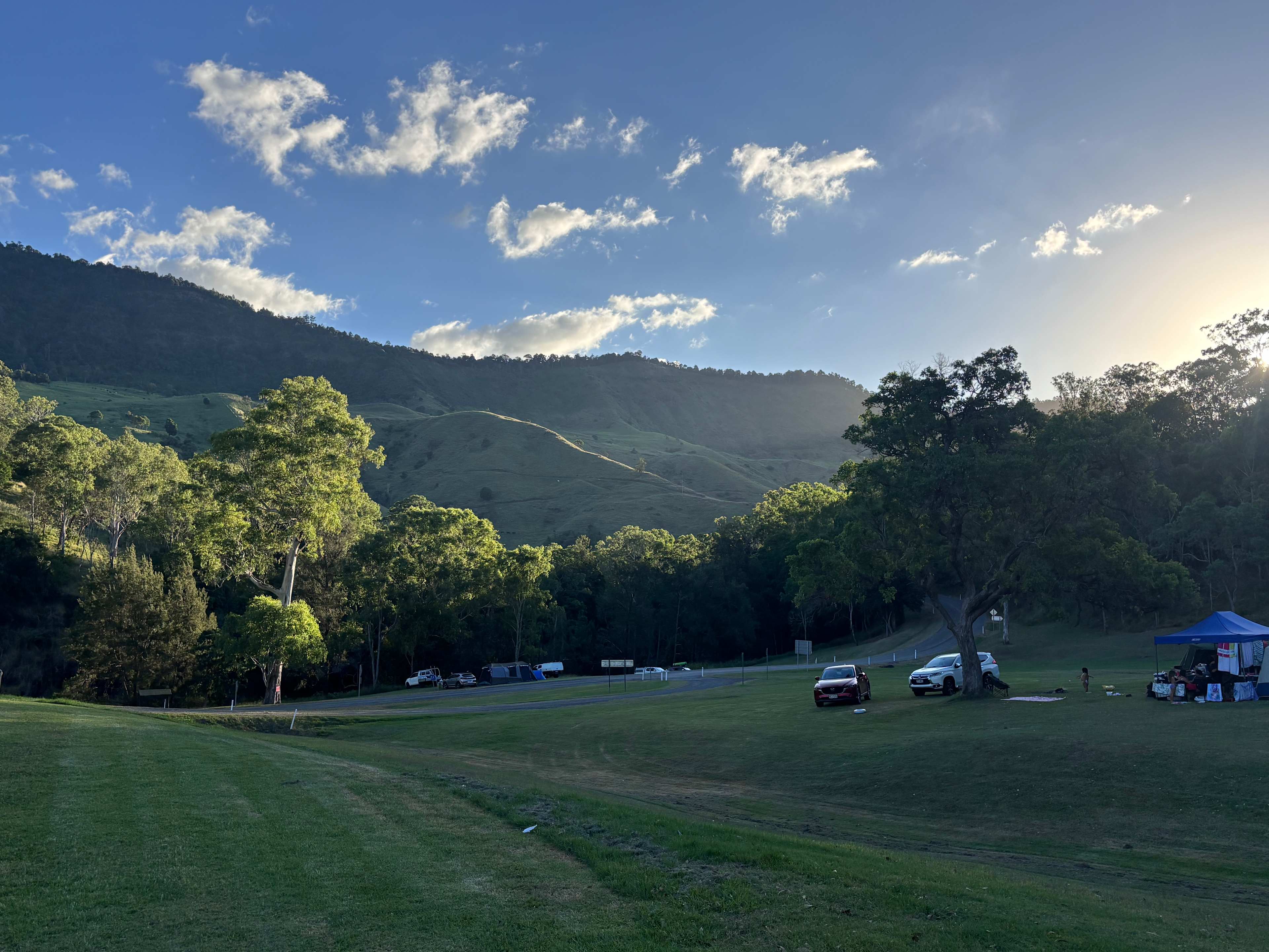 Andrew Drynan Park-Camp with a view