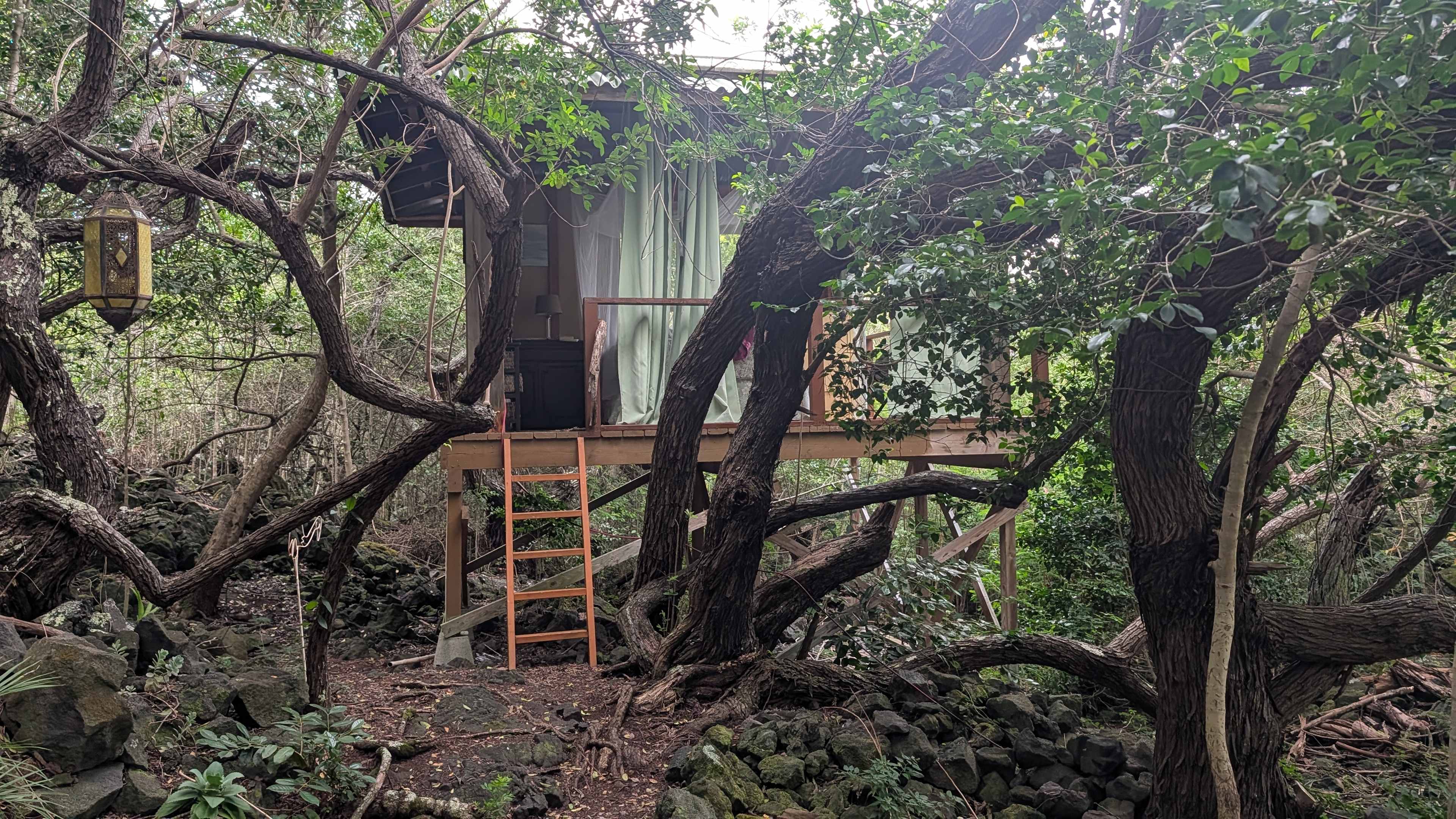 Wonderfully private, but not far from the shared space