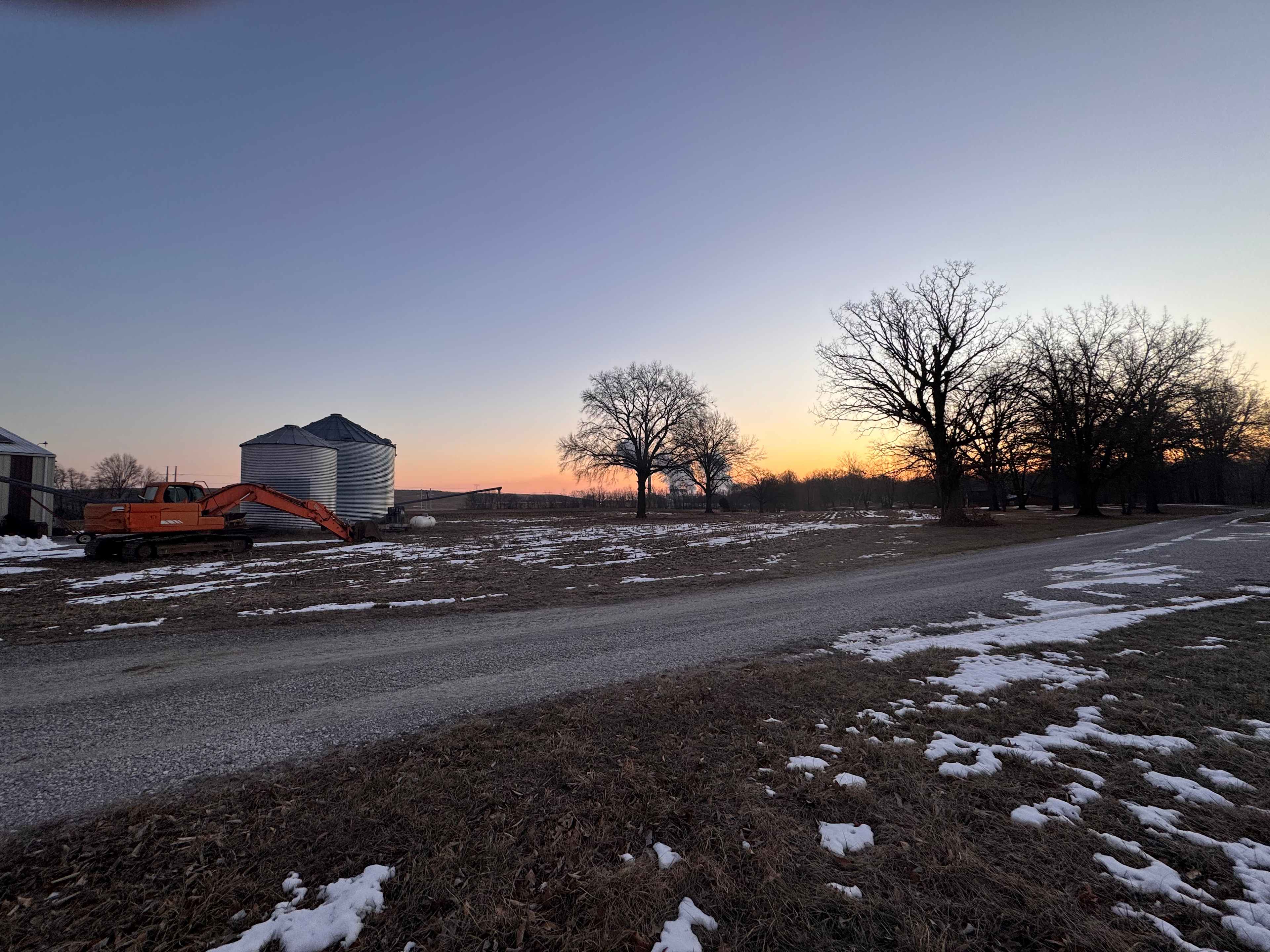 View across the sites. 