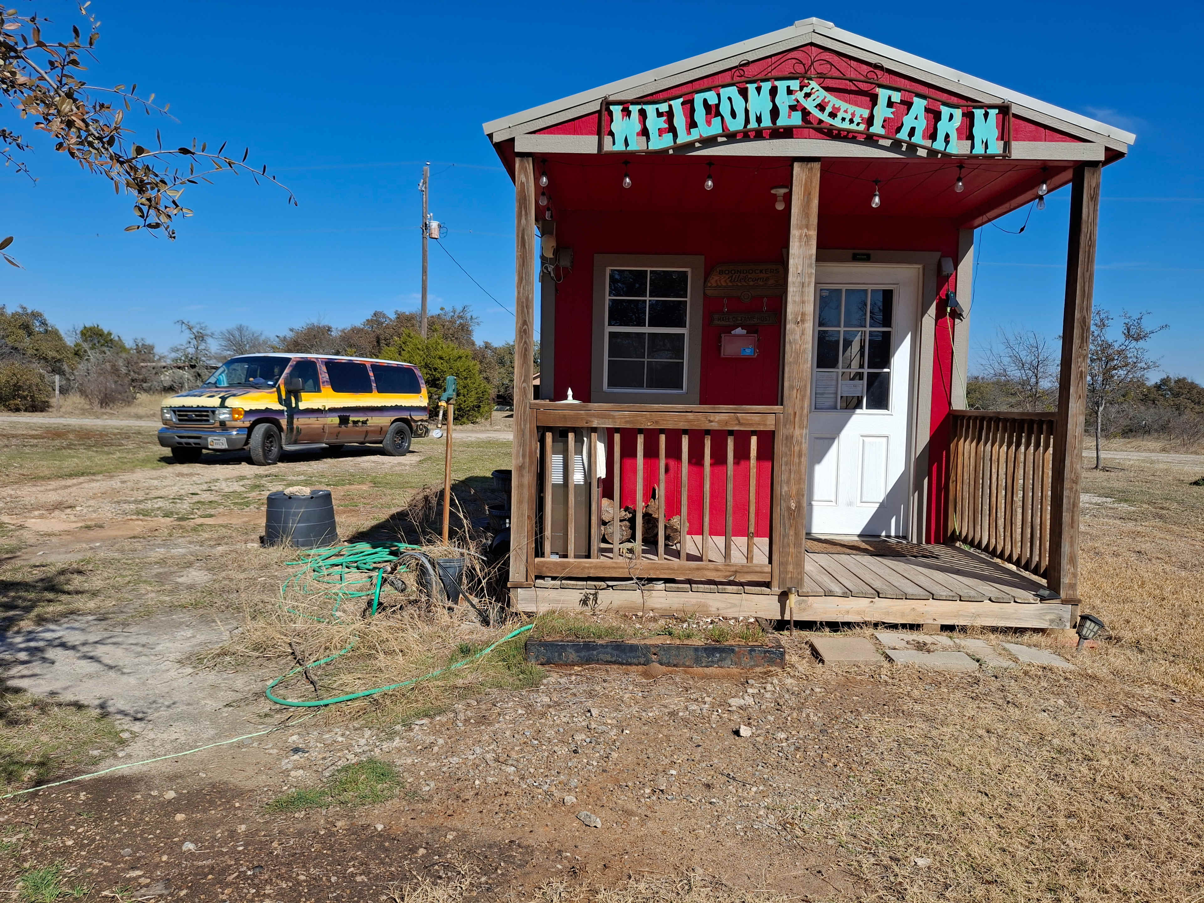 Restroom with shower and laundery