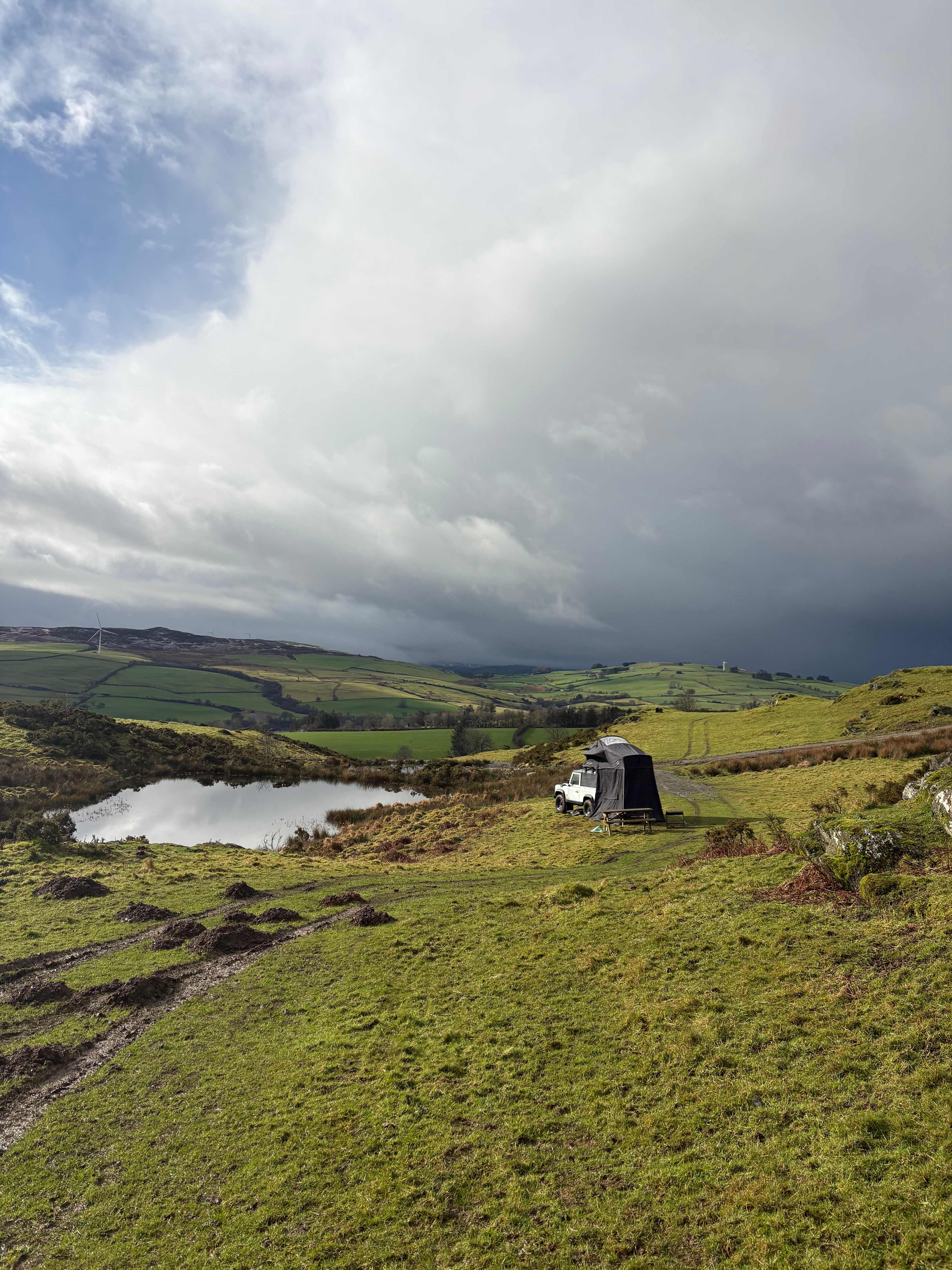 Mynydd Derwydd Wildcamping