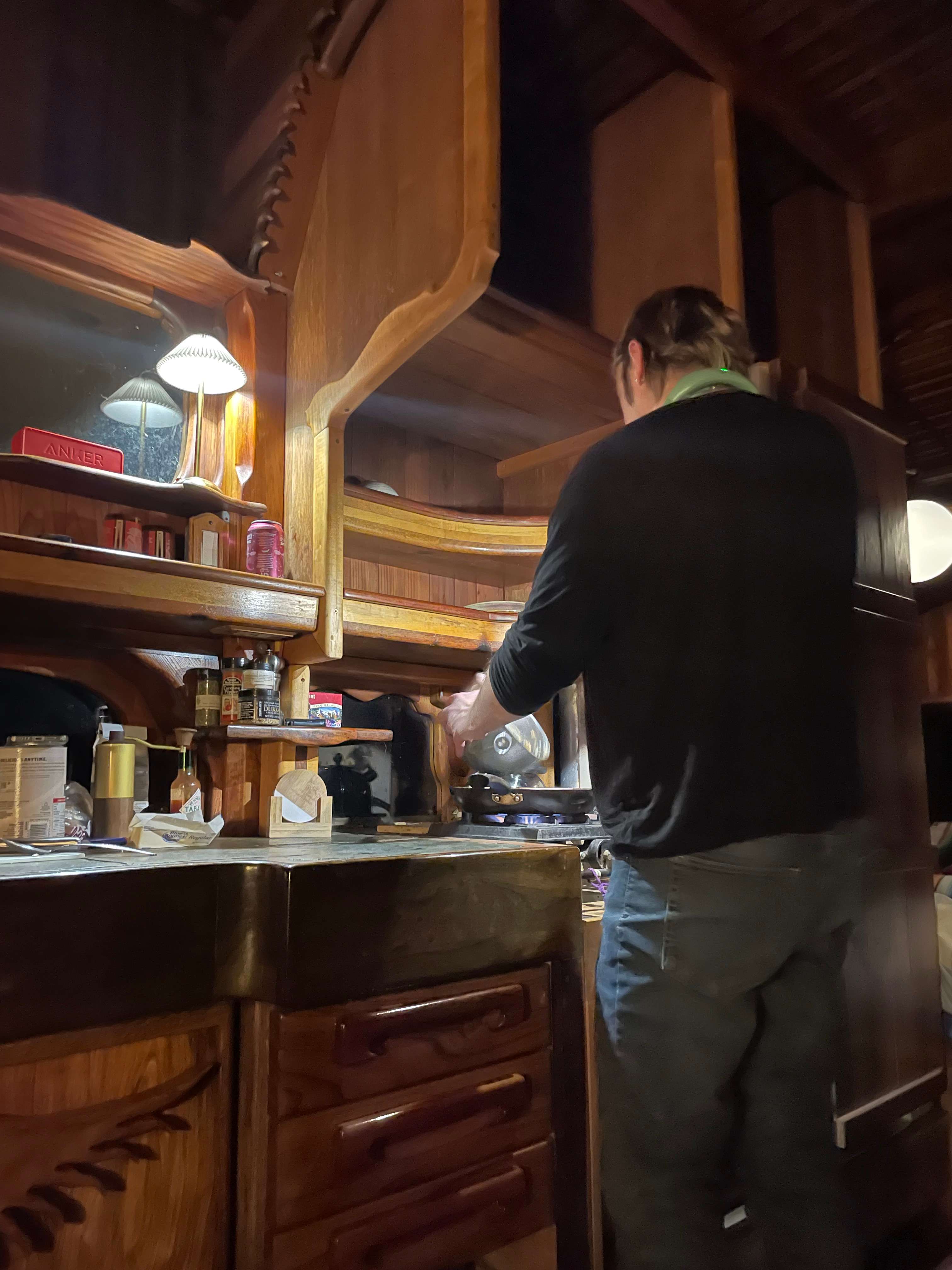 Making Valentine’s Day dinner! 