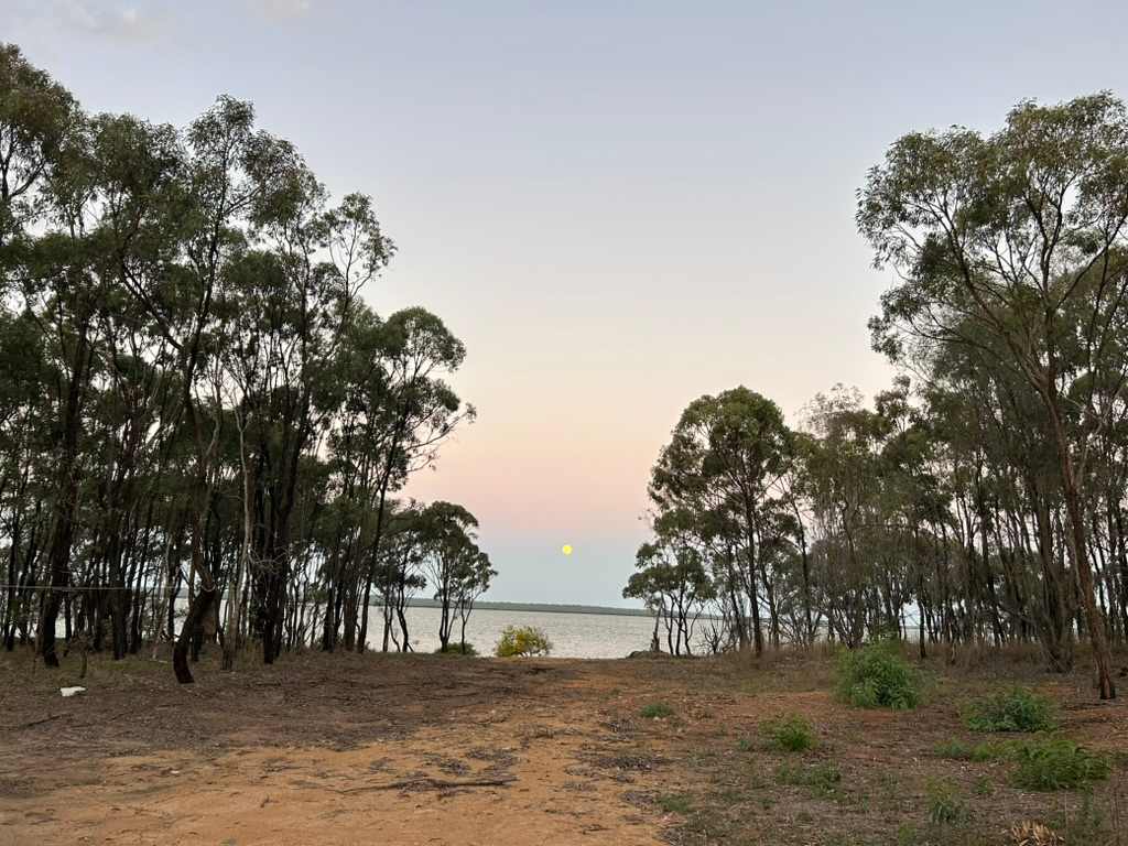 Photo from site towards boat ramp area.