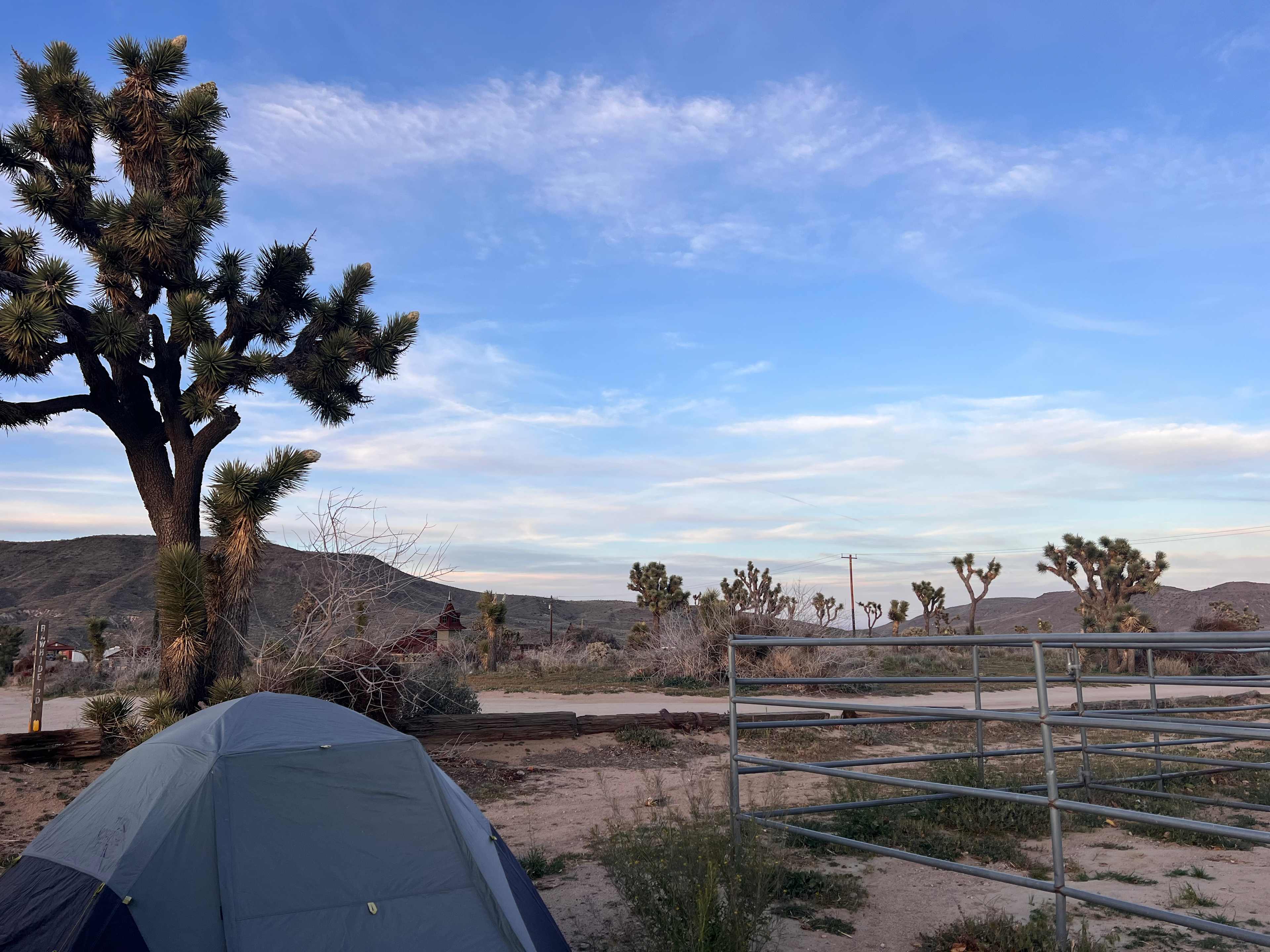 Pioneertown Corrals Camping