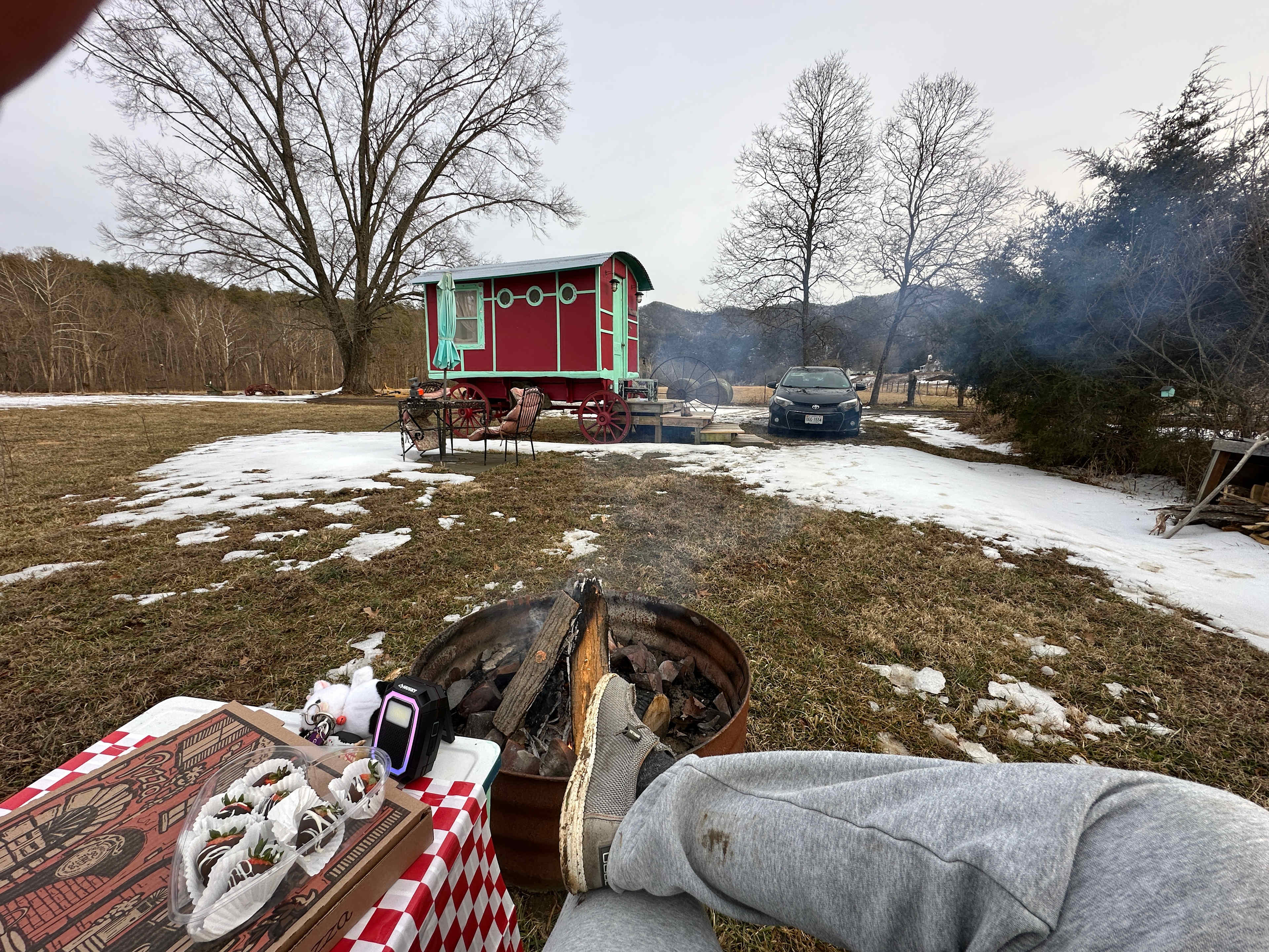Camping at Lazy River Farm