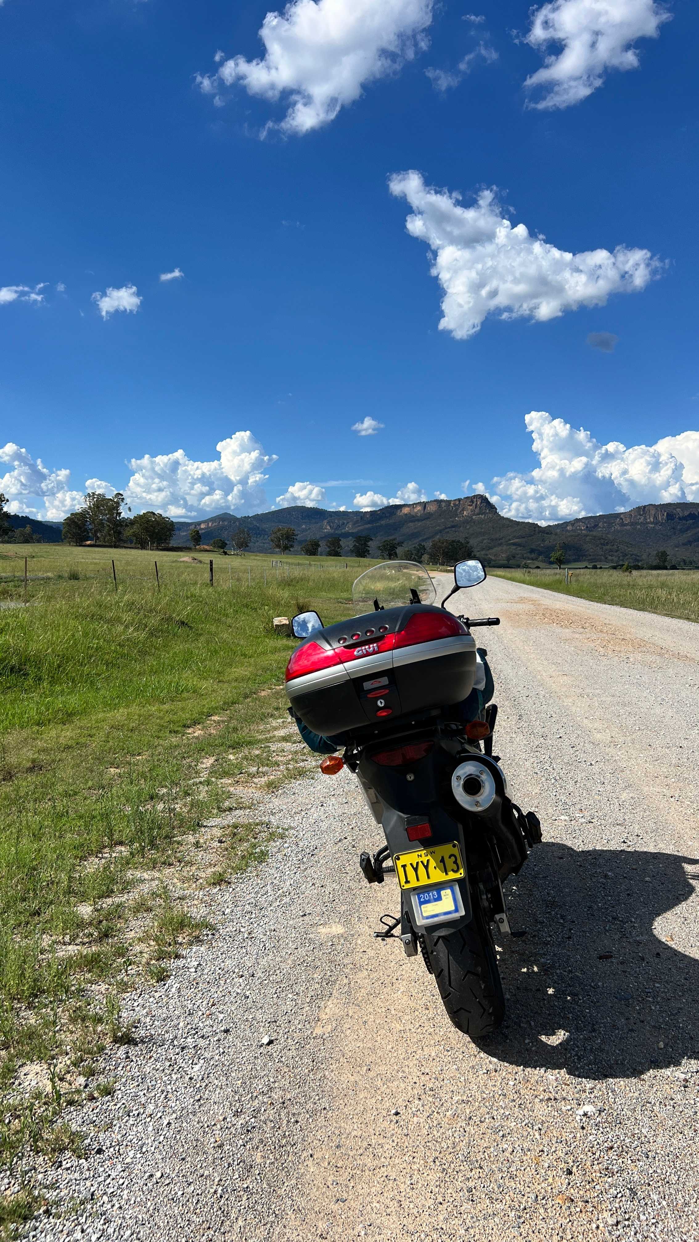 Gravel road to the farm