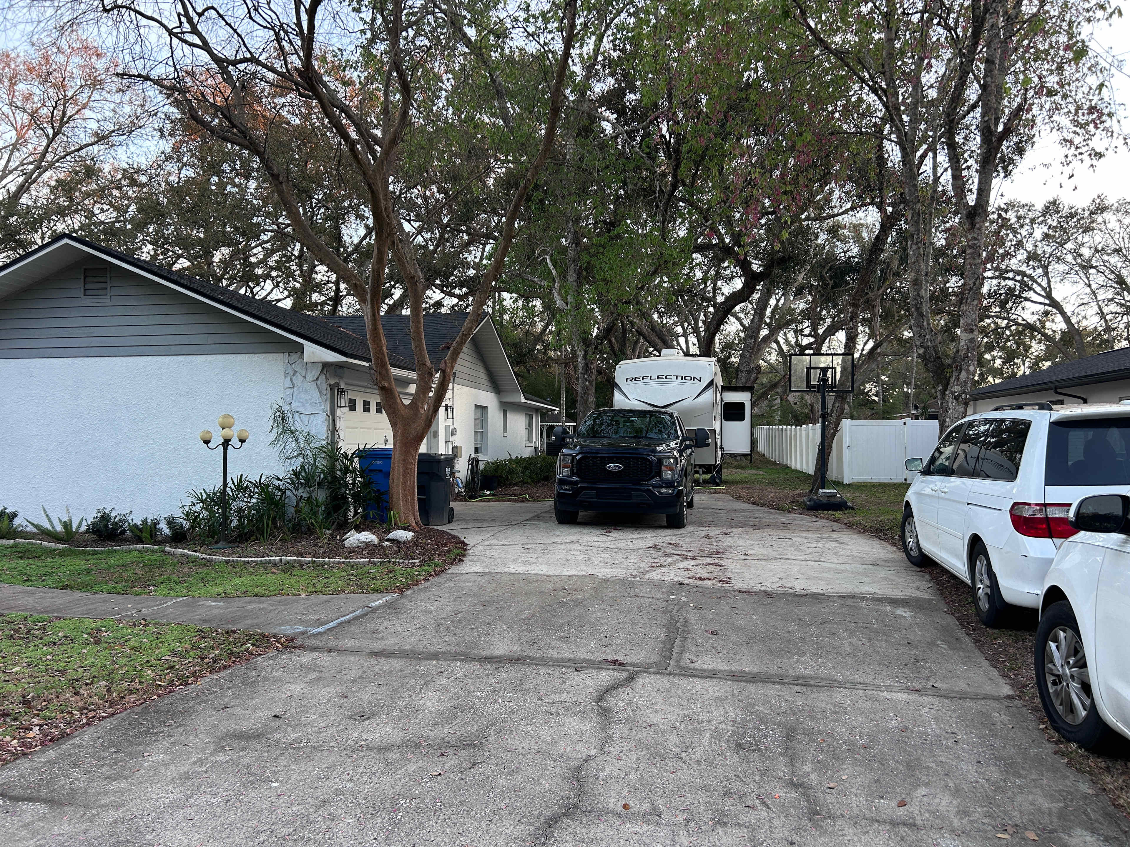 Tucked in! Perfect fit for my 26 ft 5th wheel 