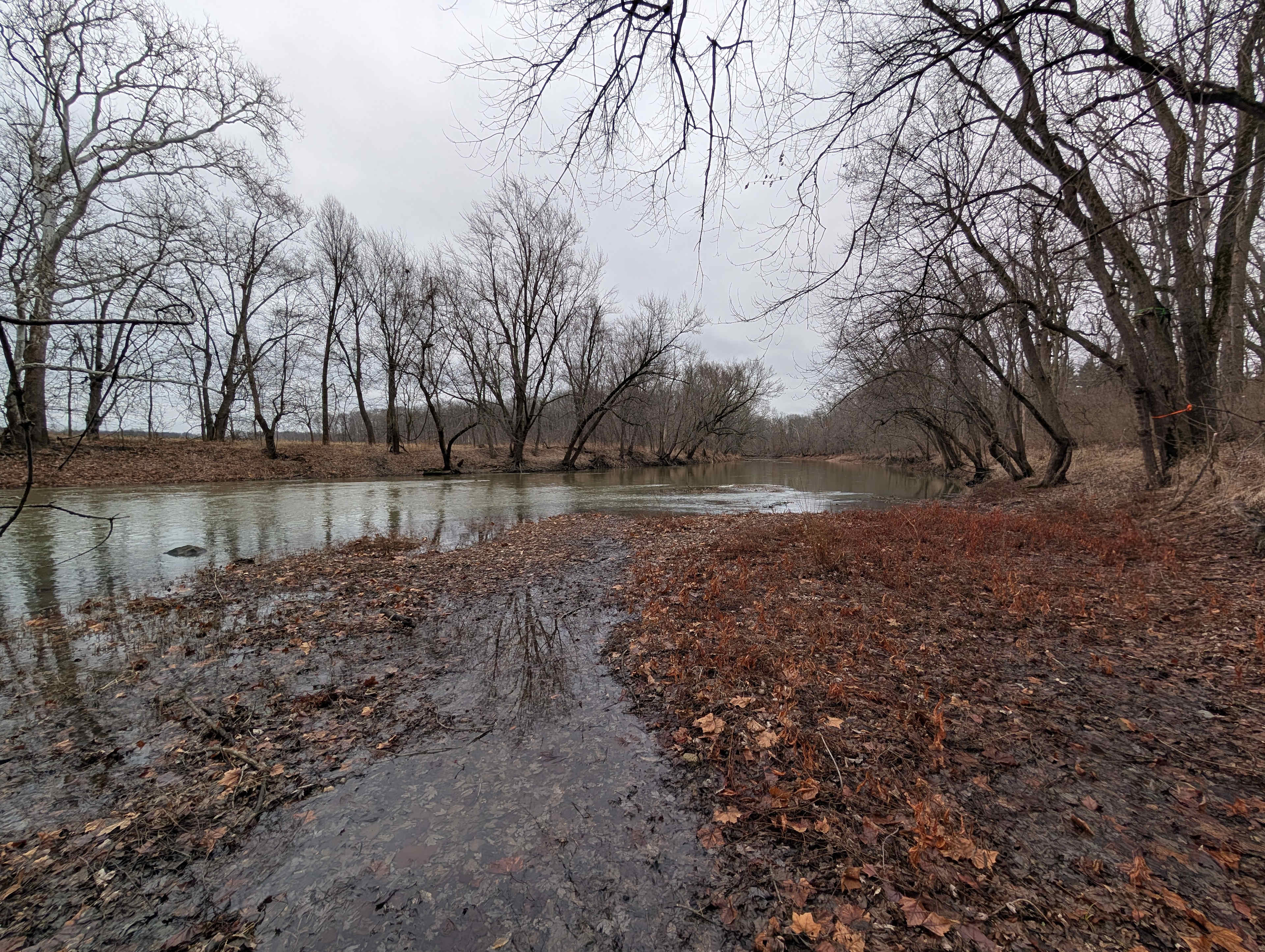 River at back of property