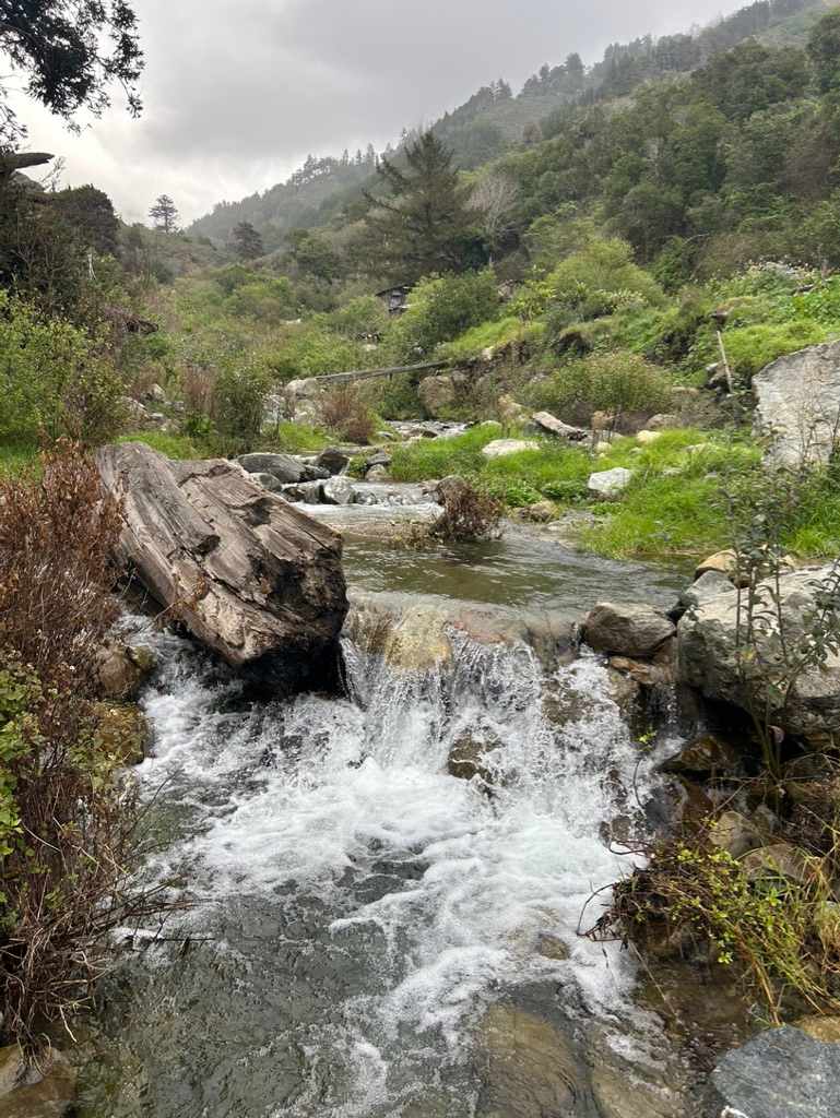 River at the camping spot