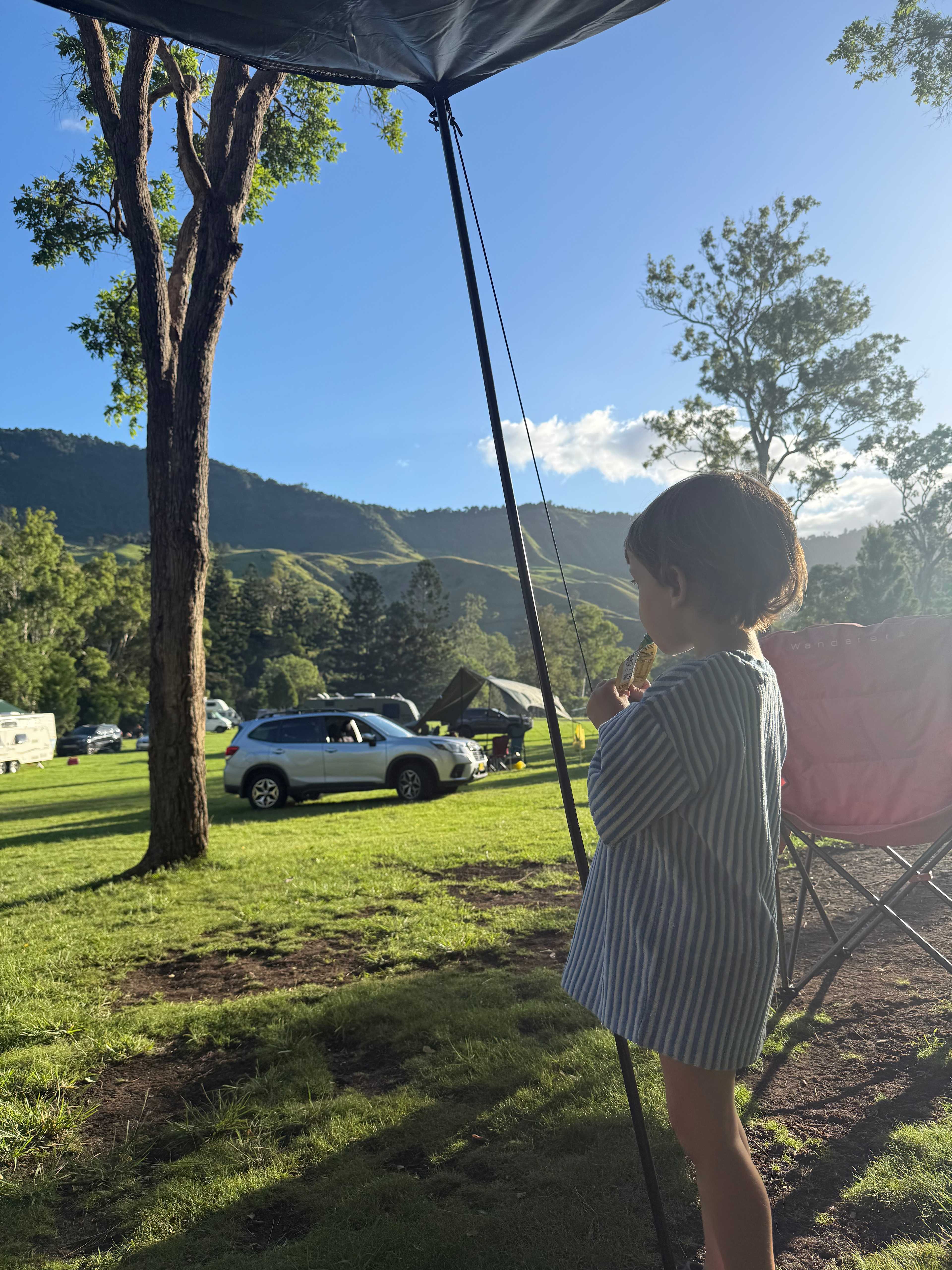 Andrew Drynan Park-Camp with a view