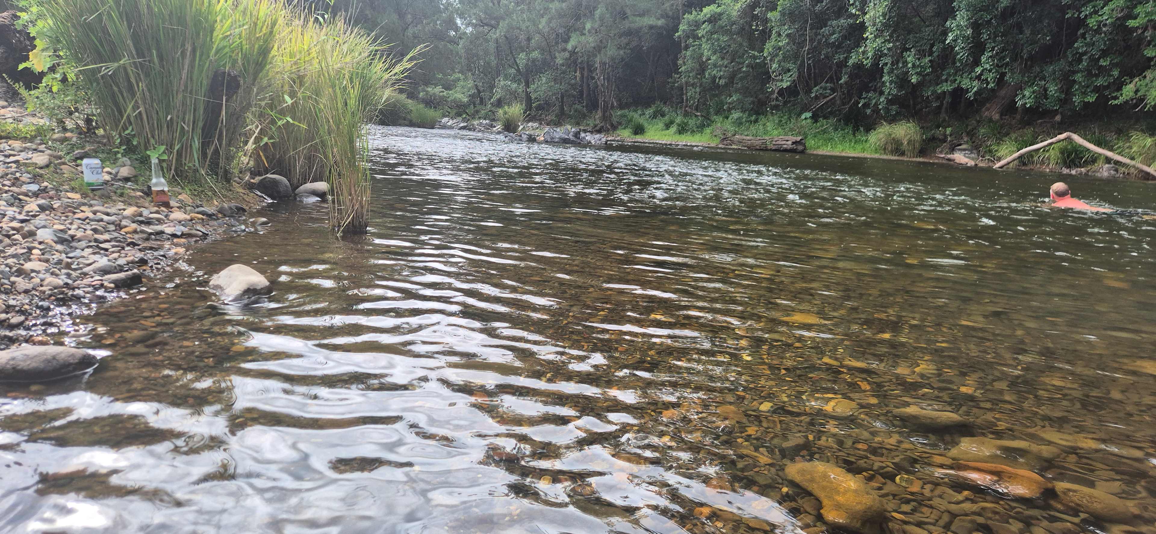 Only meters from our campsite