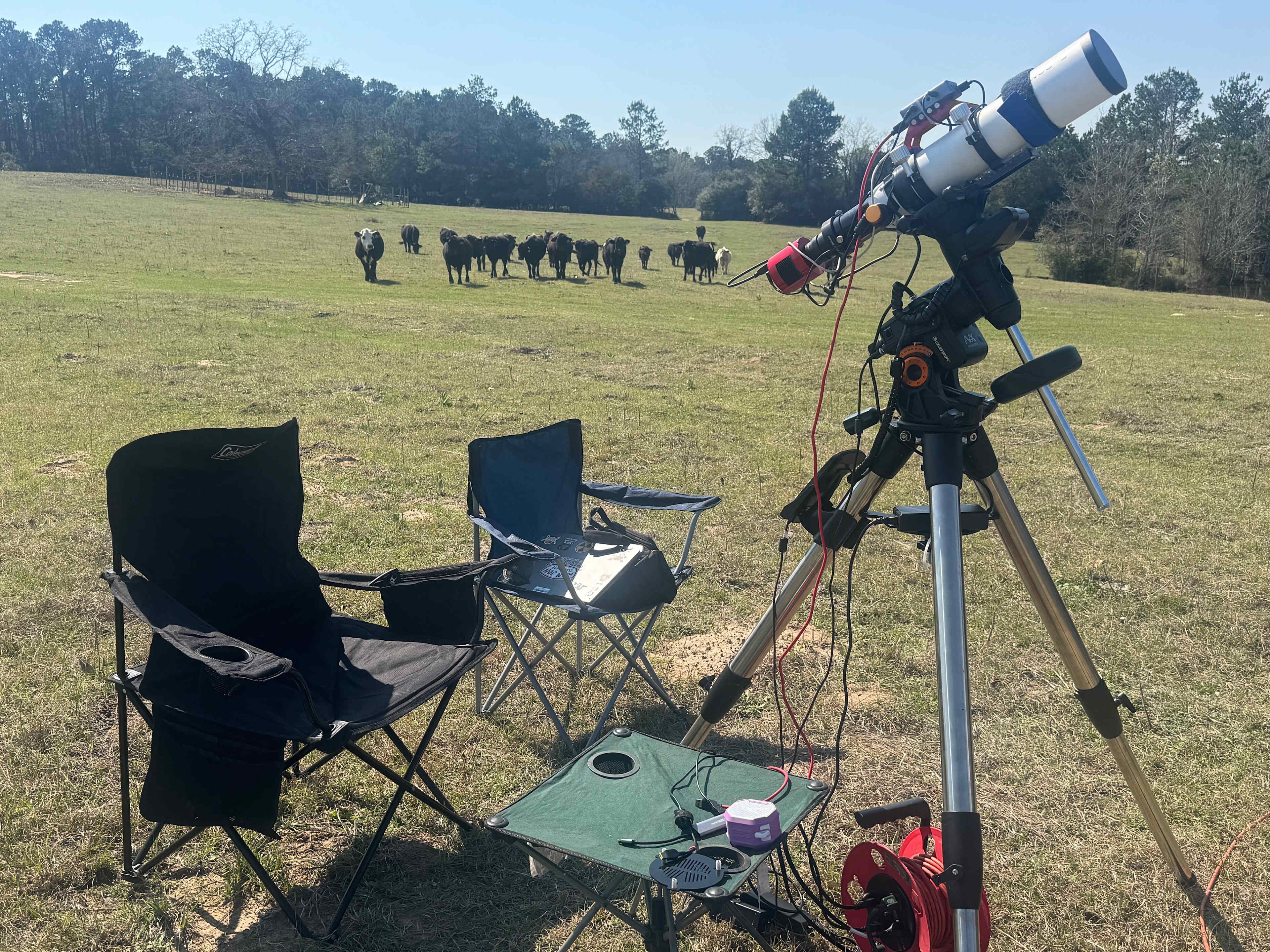 Astrophotography set up