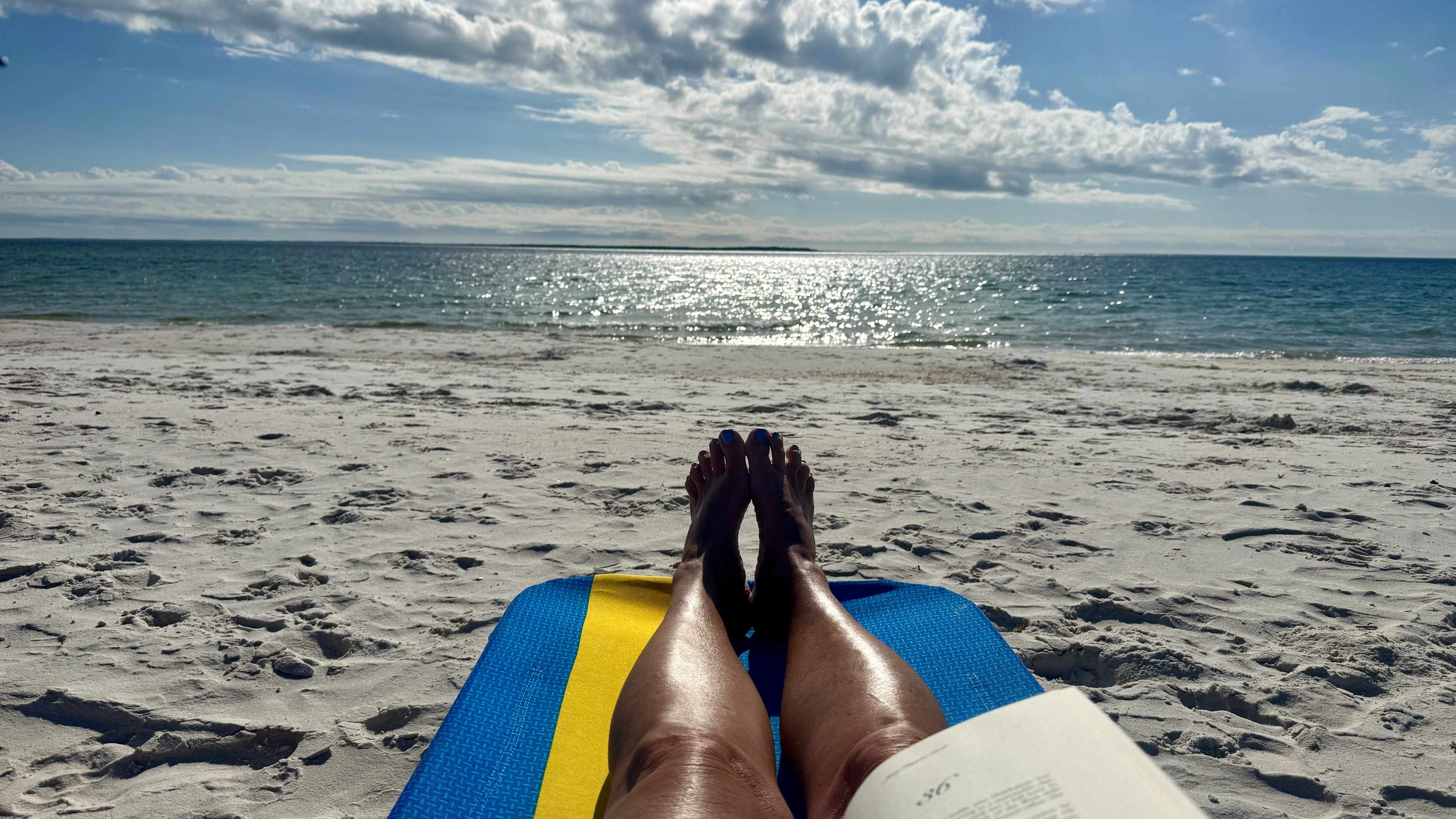 Beautiful beach 1 block away!