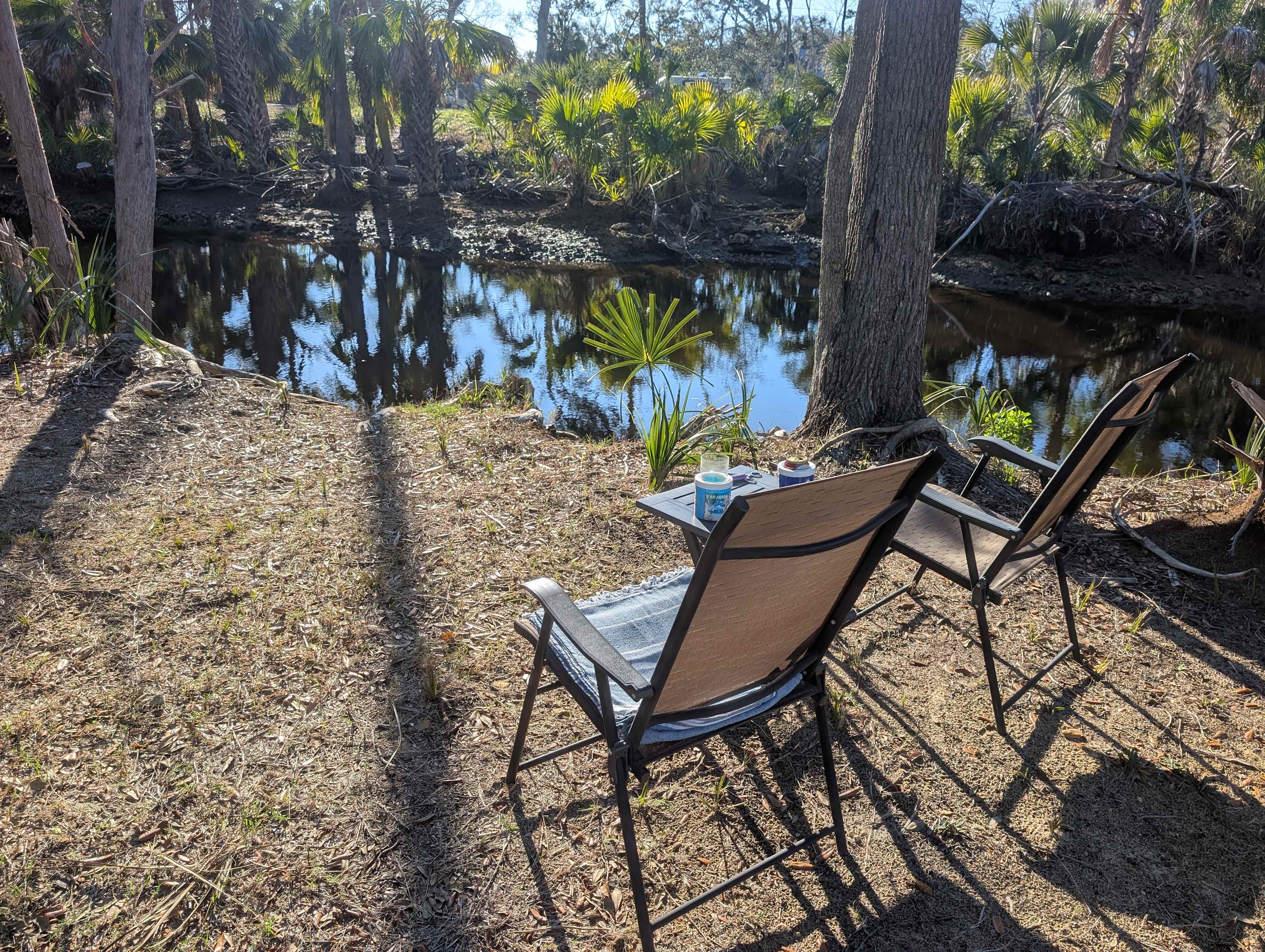 Channel to the river