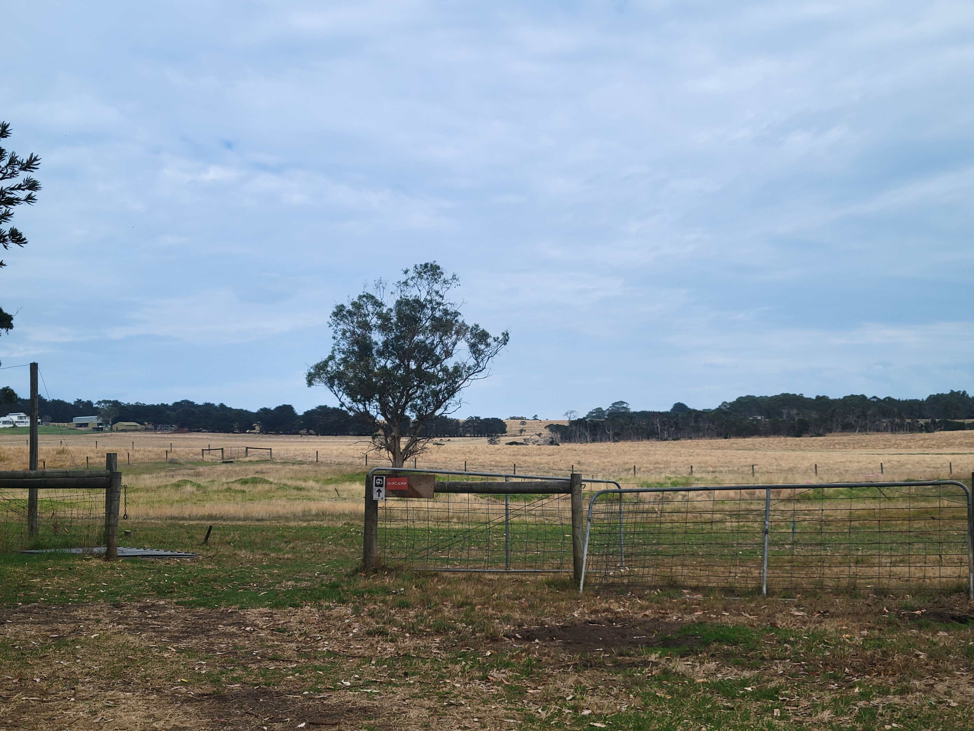 Entrance to the paddock