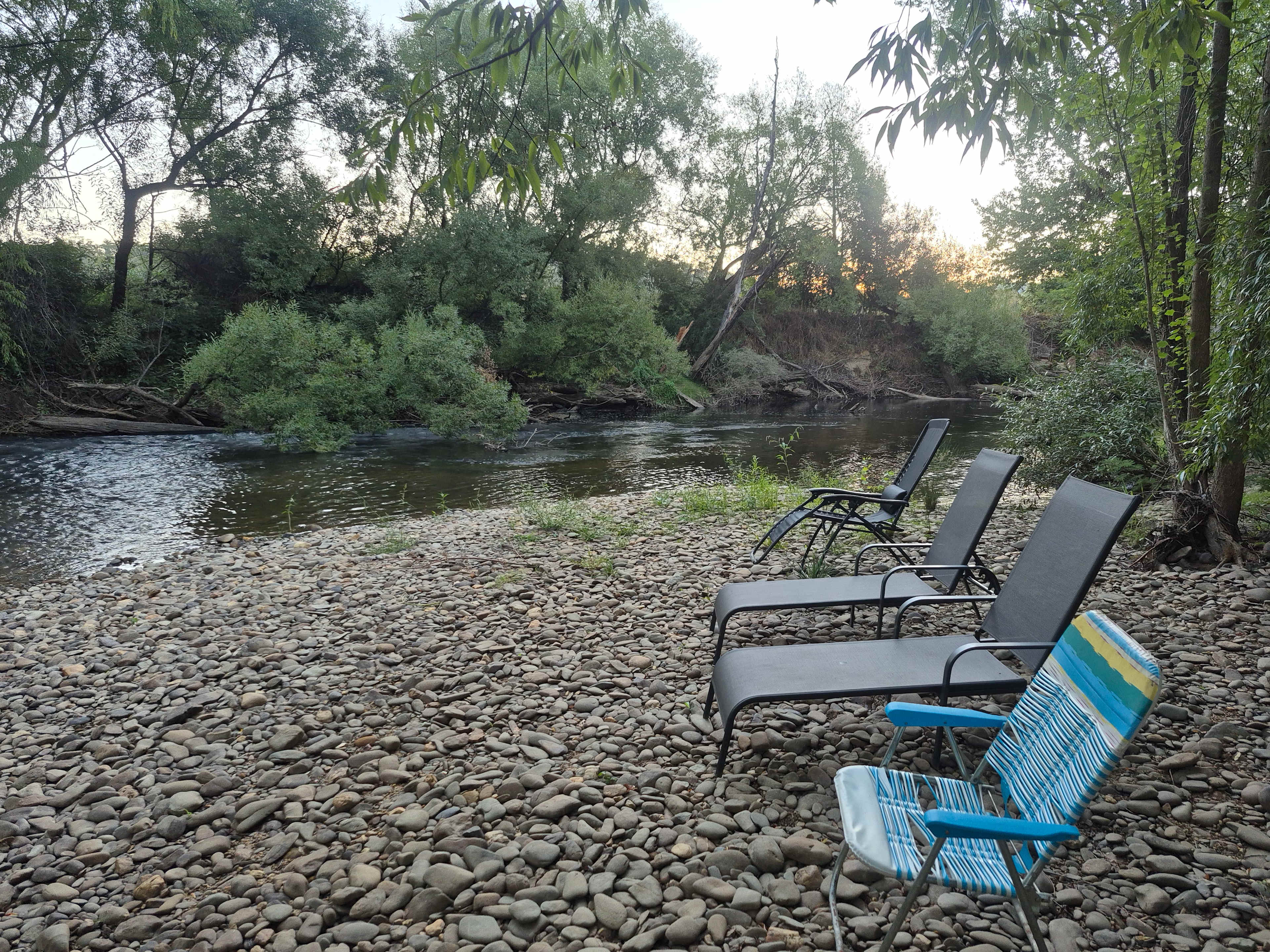 Sun loungers provided