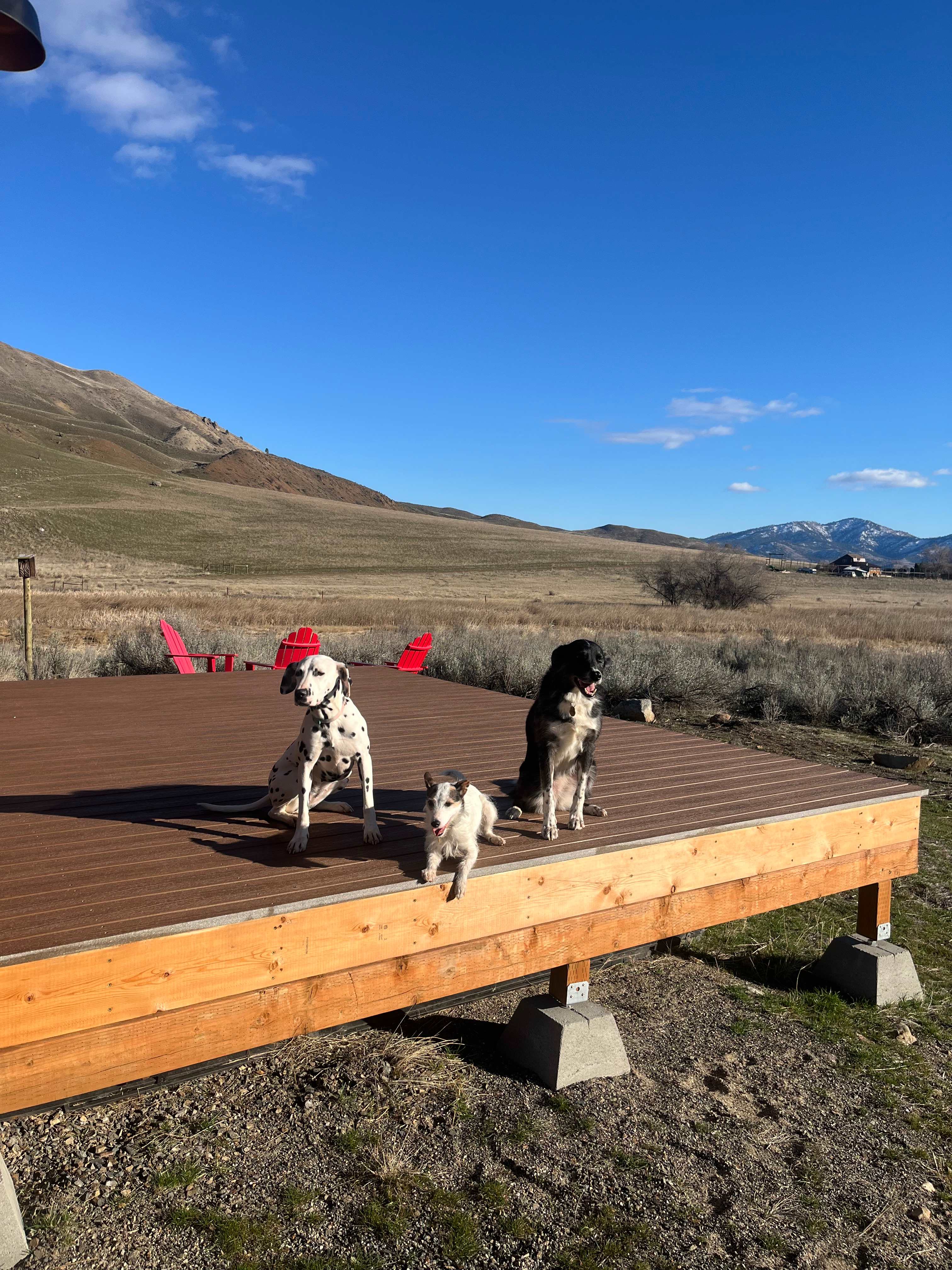 Deck provided on site. 