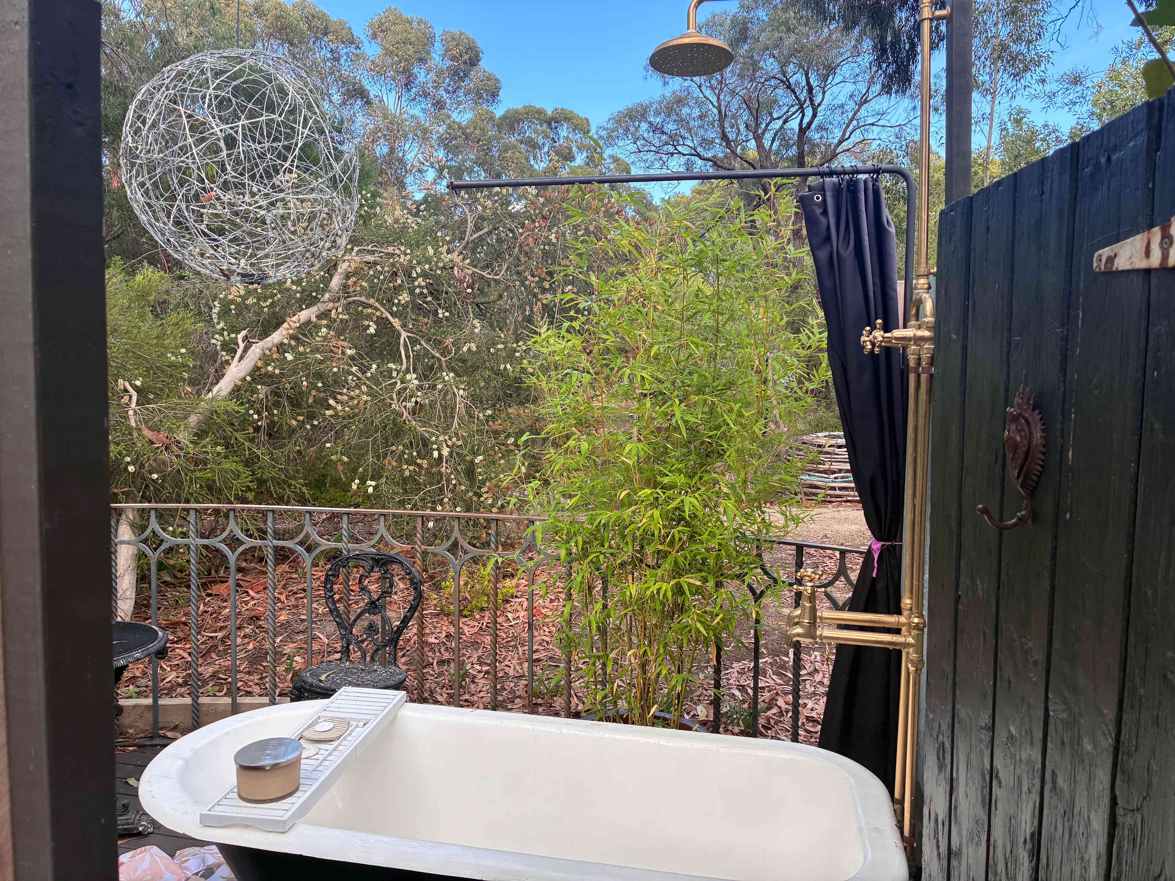 Most fun shower of a long trip