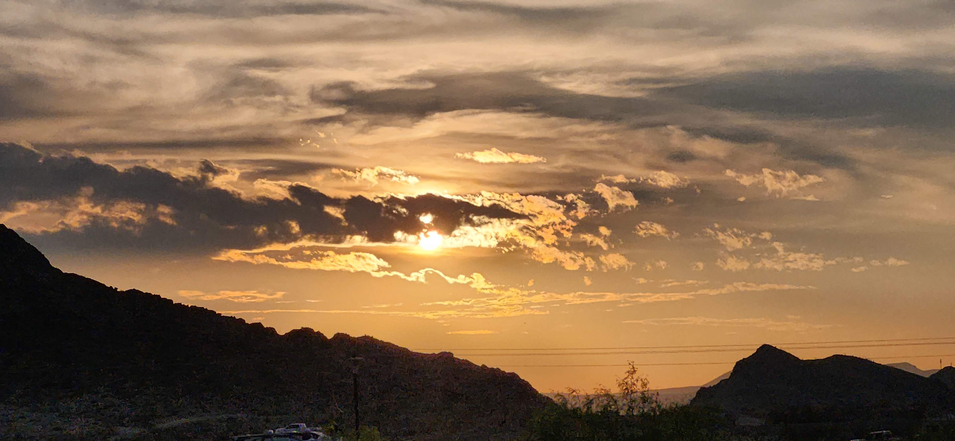sunset view community porch (easily seen from all campsites)
