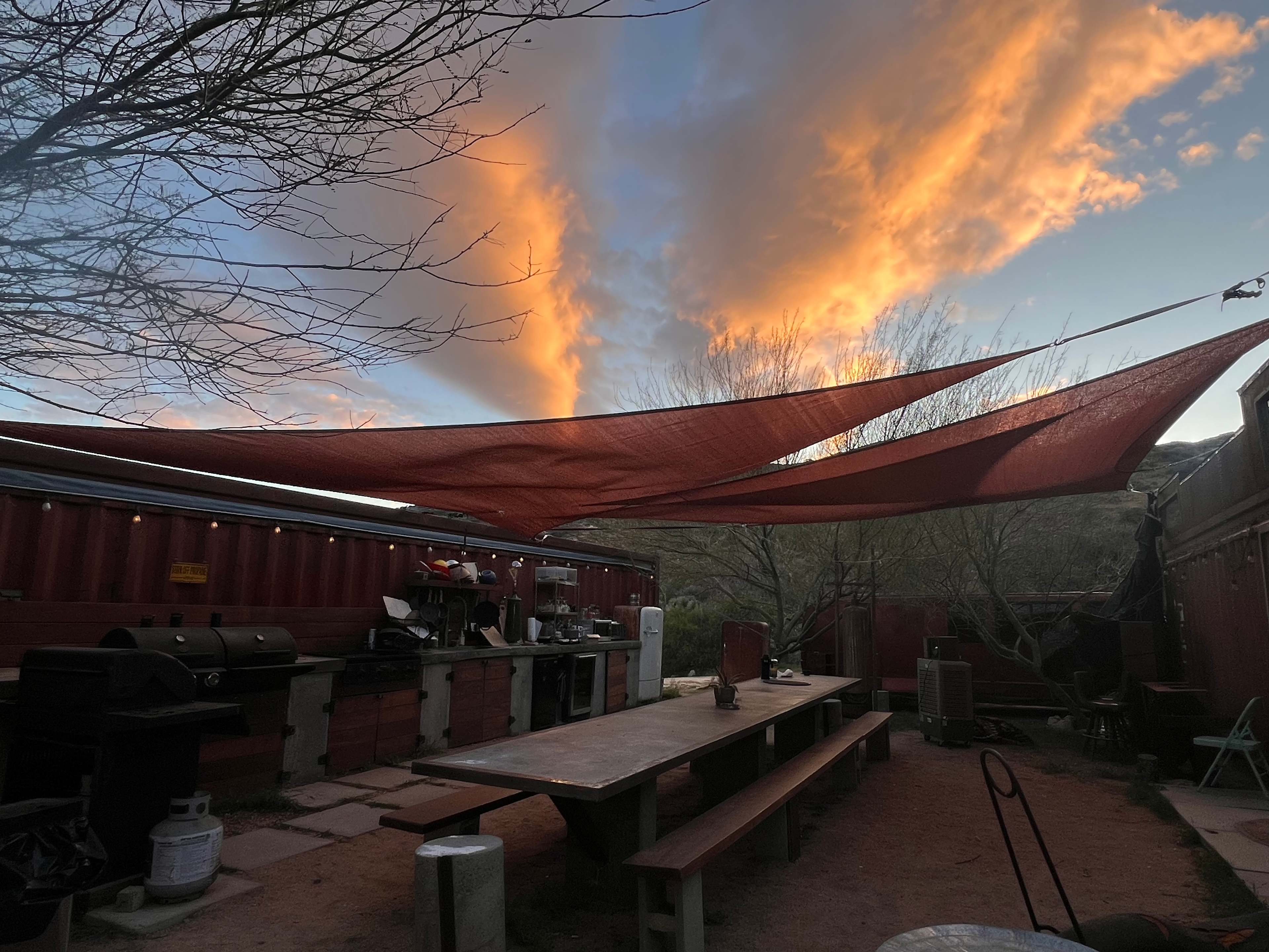 Sunrise in the kitchen 