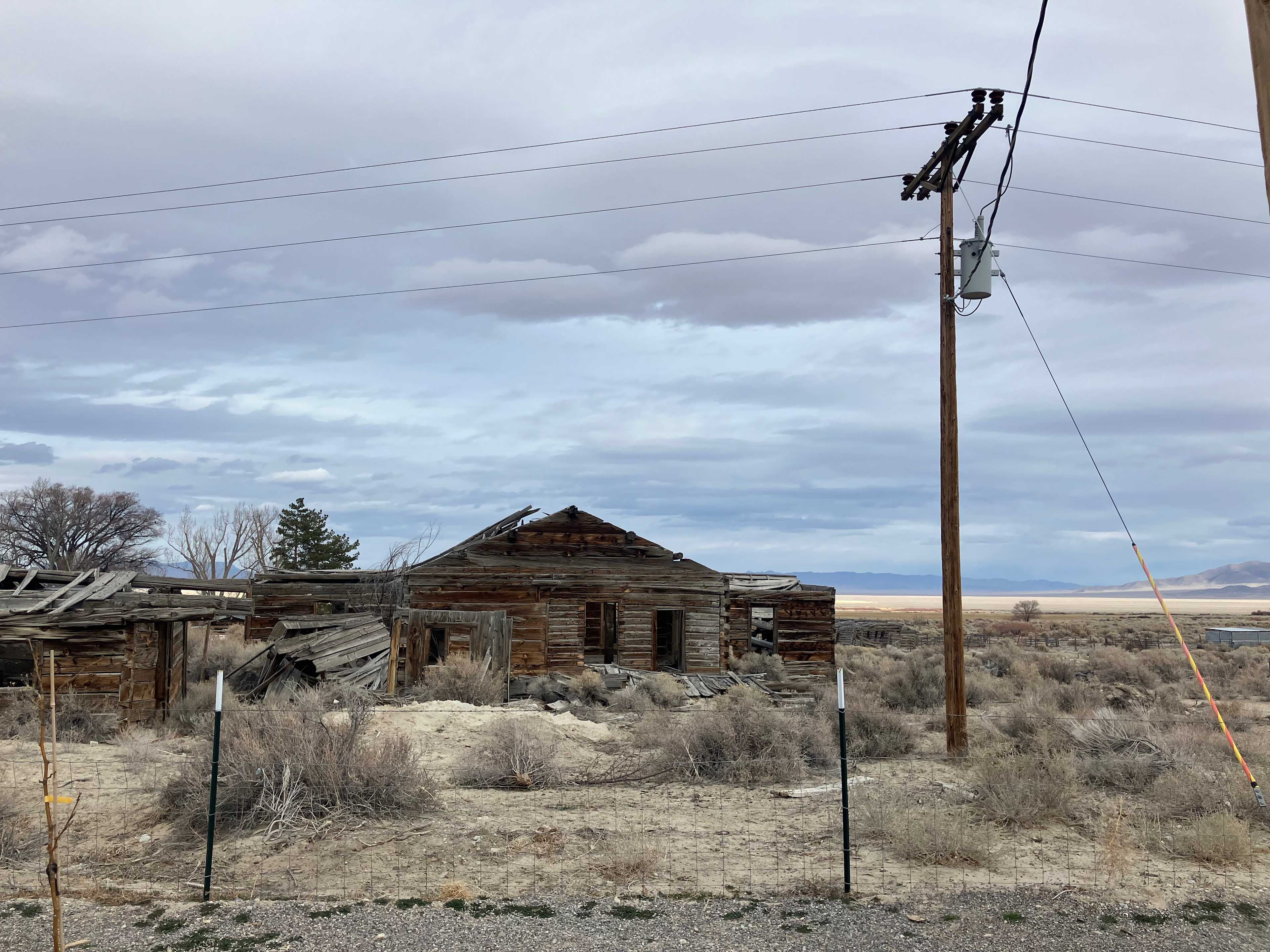 View into the desert