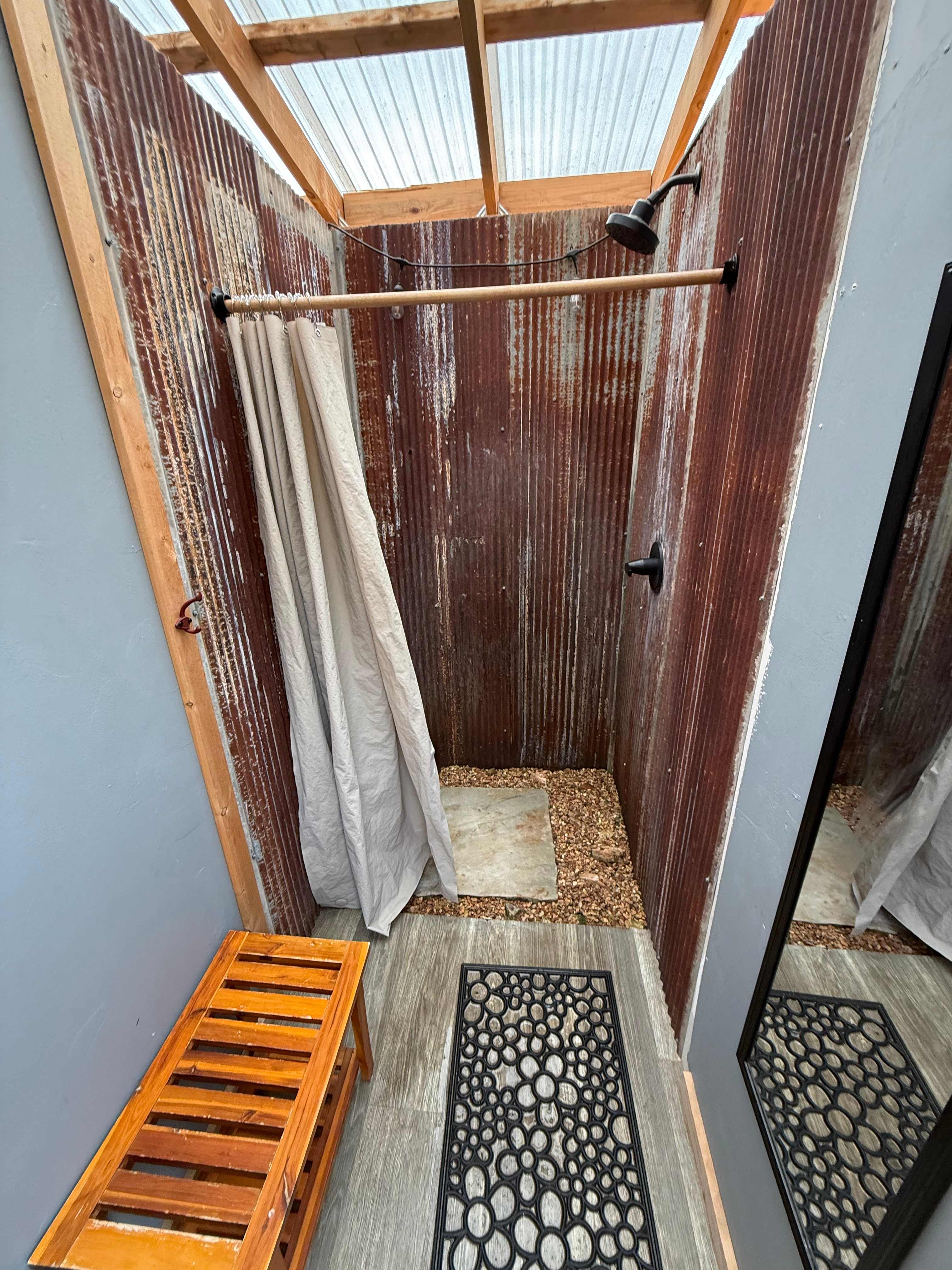 Cute private showers