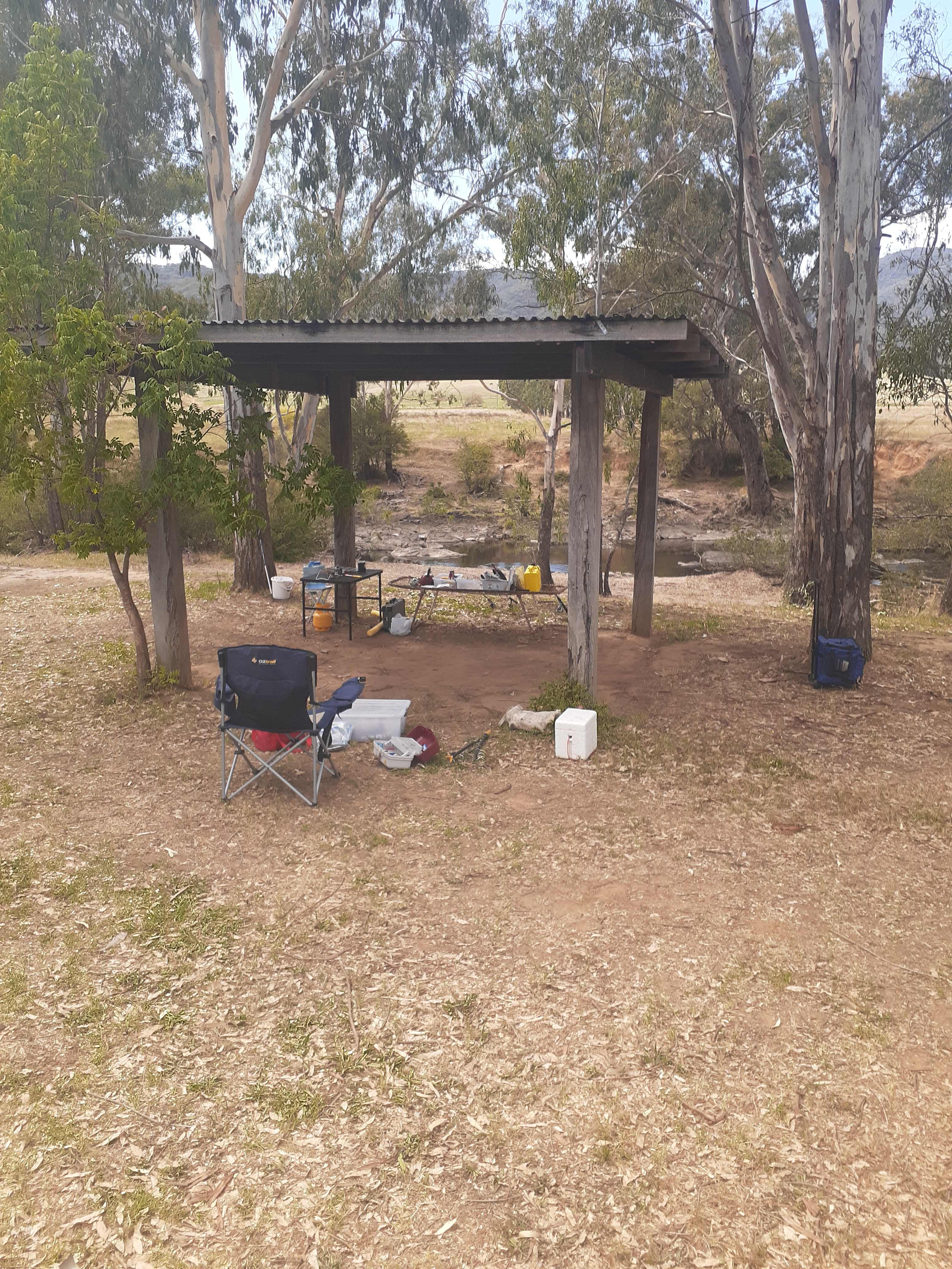 Covered shelter a huge bonus