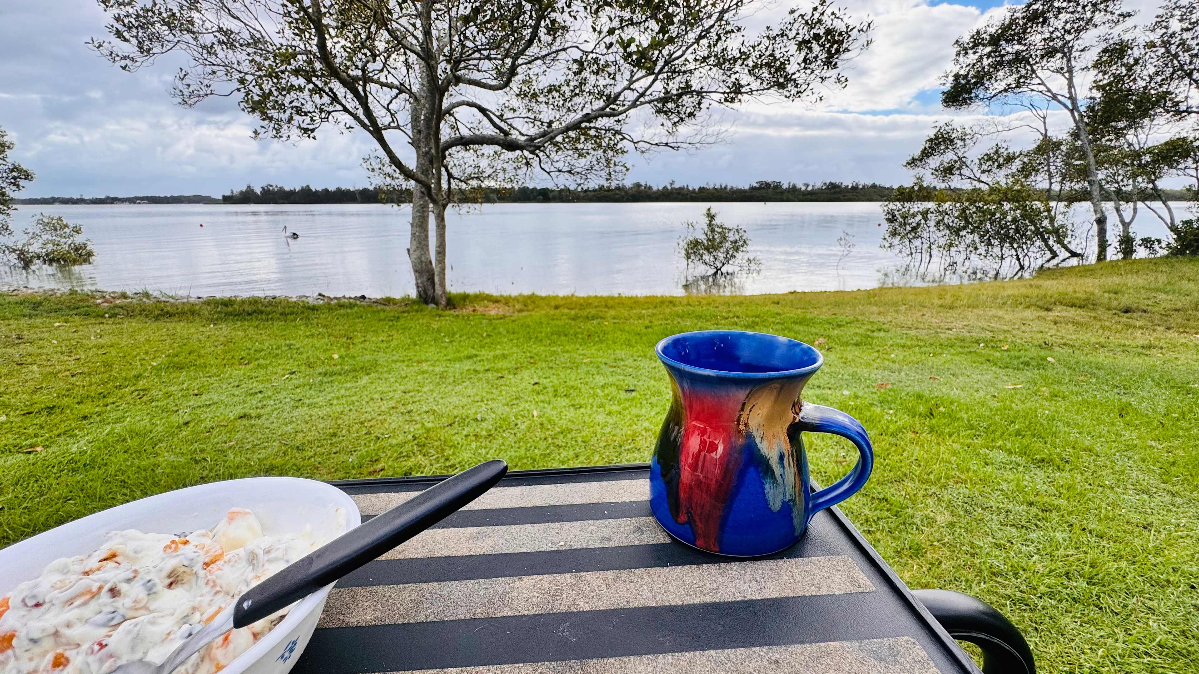 Last breakfast on a perfect morning