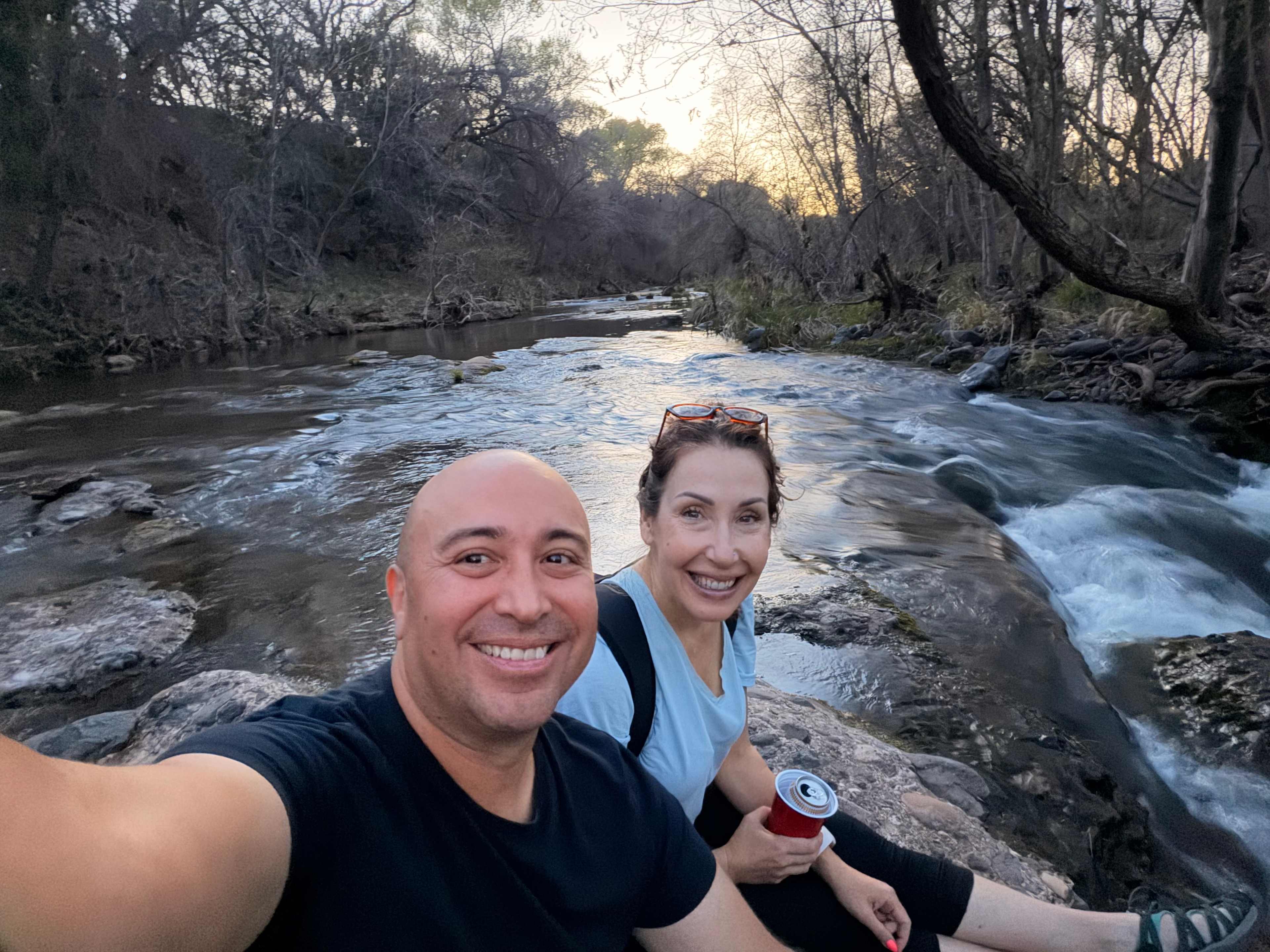 Gorgeous spot next to the river