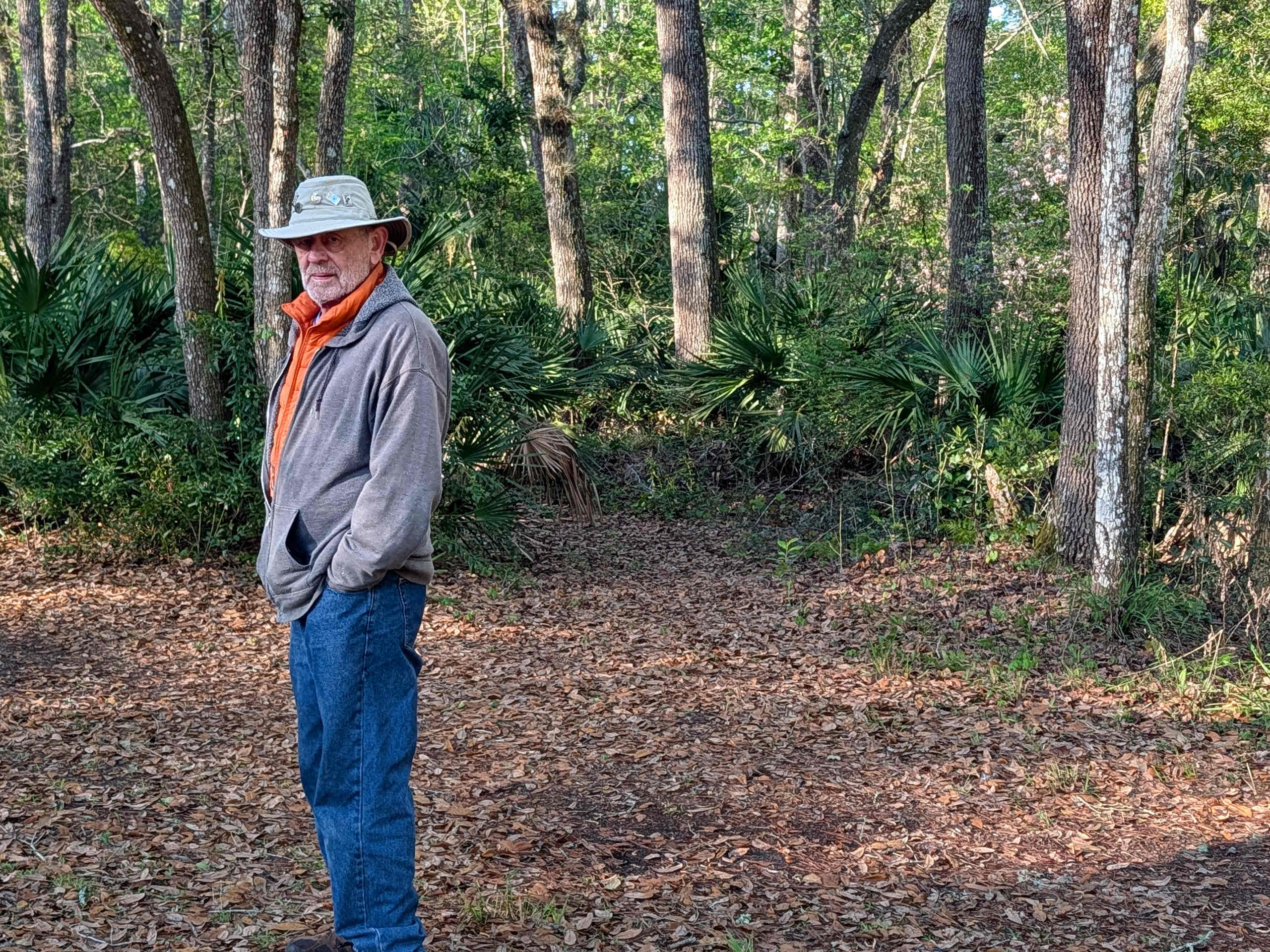 On the little nature trail.