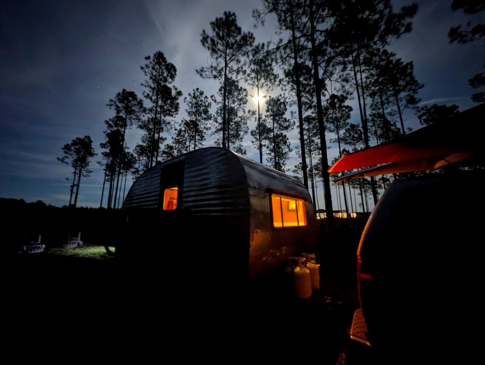 Beautiful photo of campsite #4 up front from one of our guests.