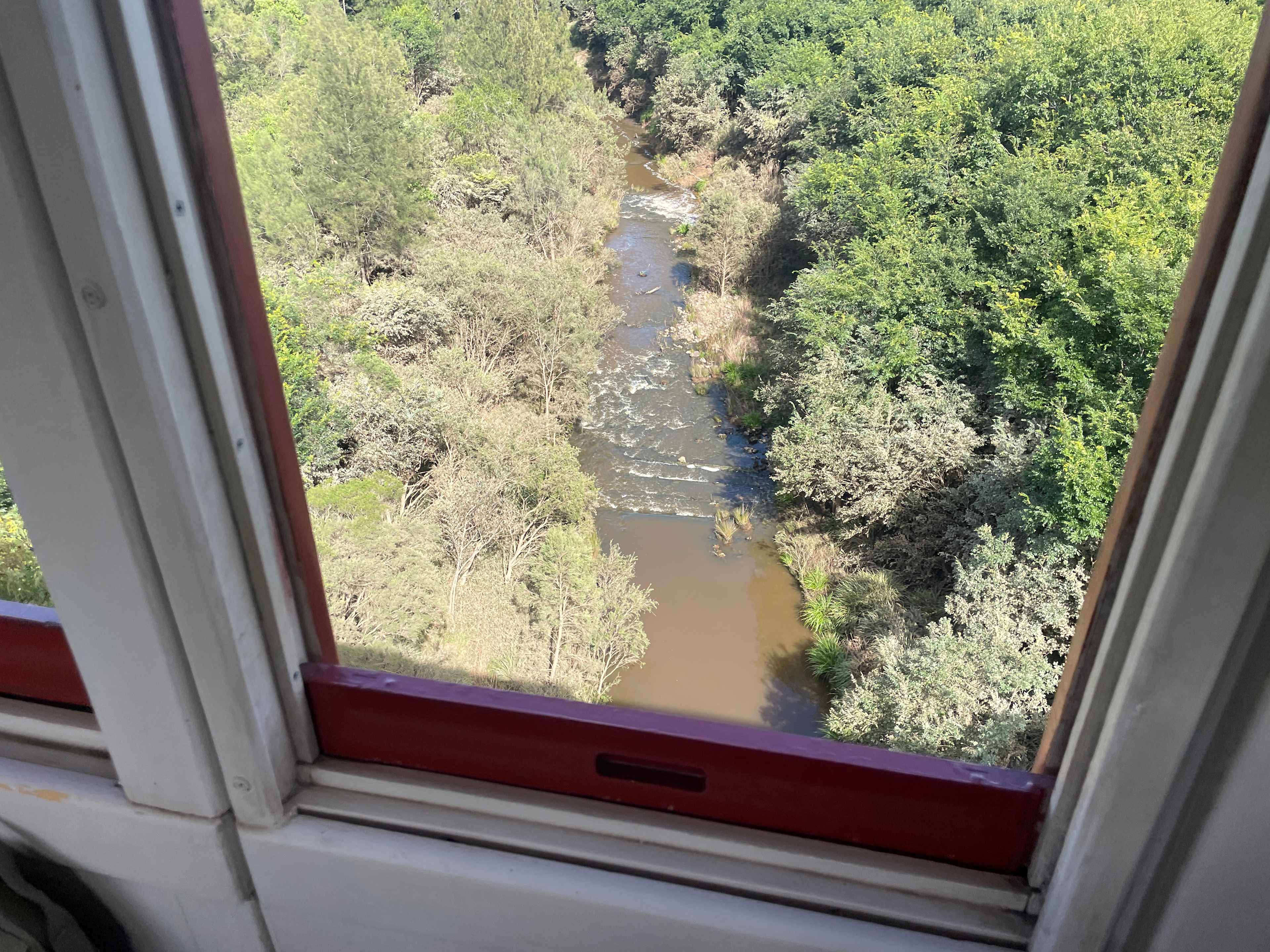 View over the river from the Rattler