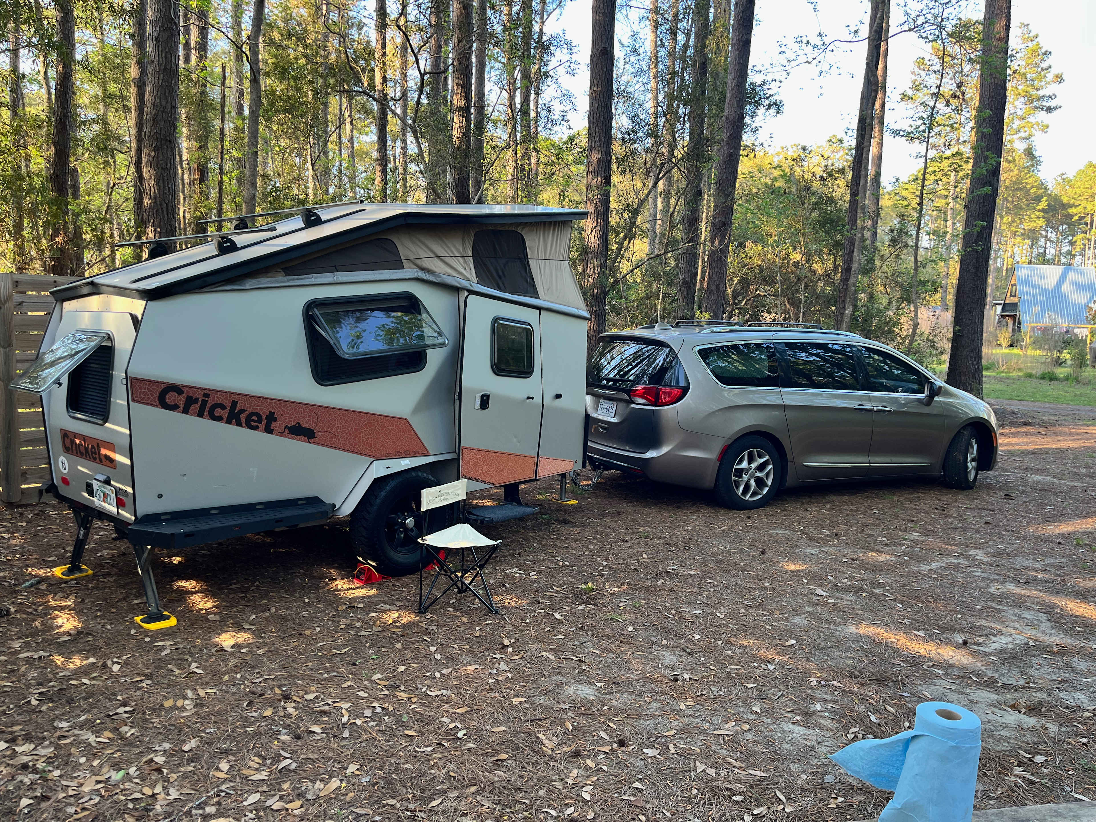 Nice and cozy for my TAXA Cricket. Close to Bathhouse!