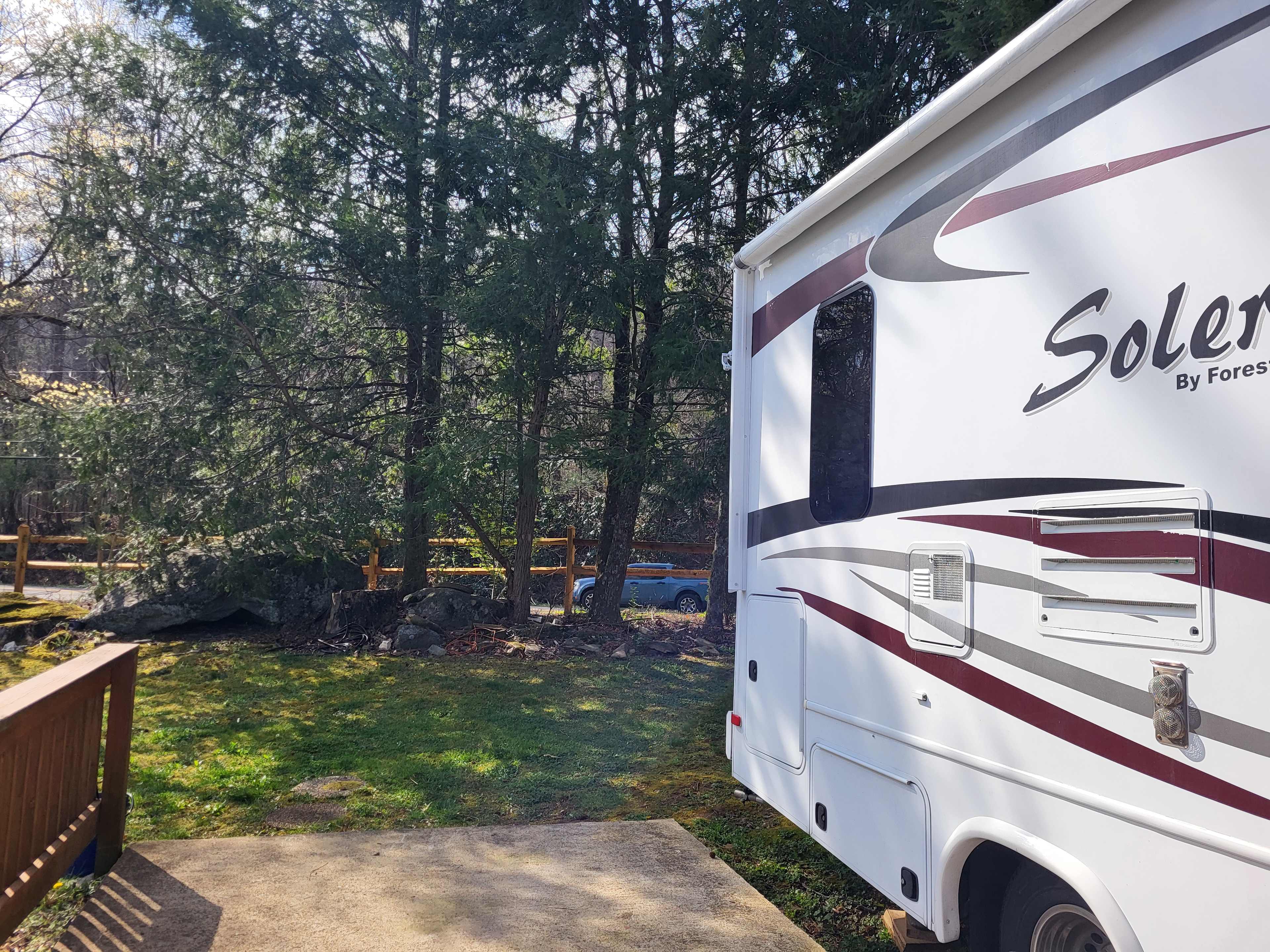 Shows how close road was.