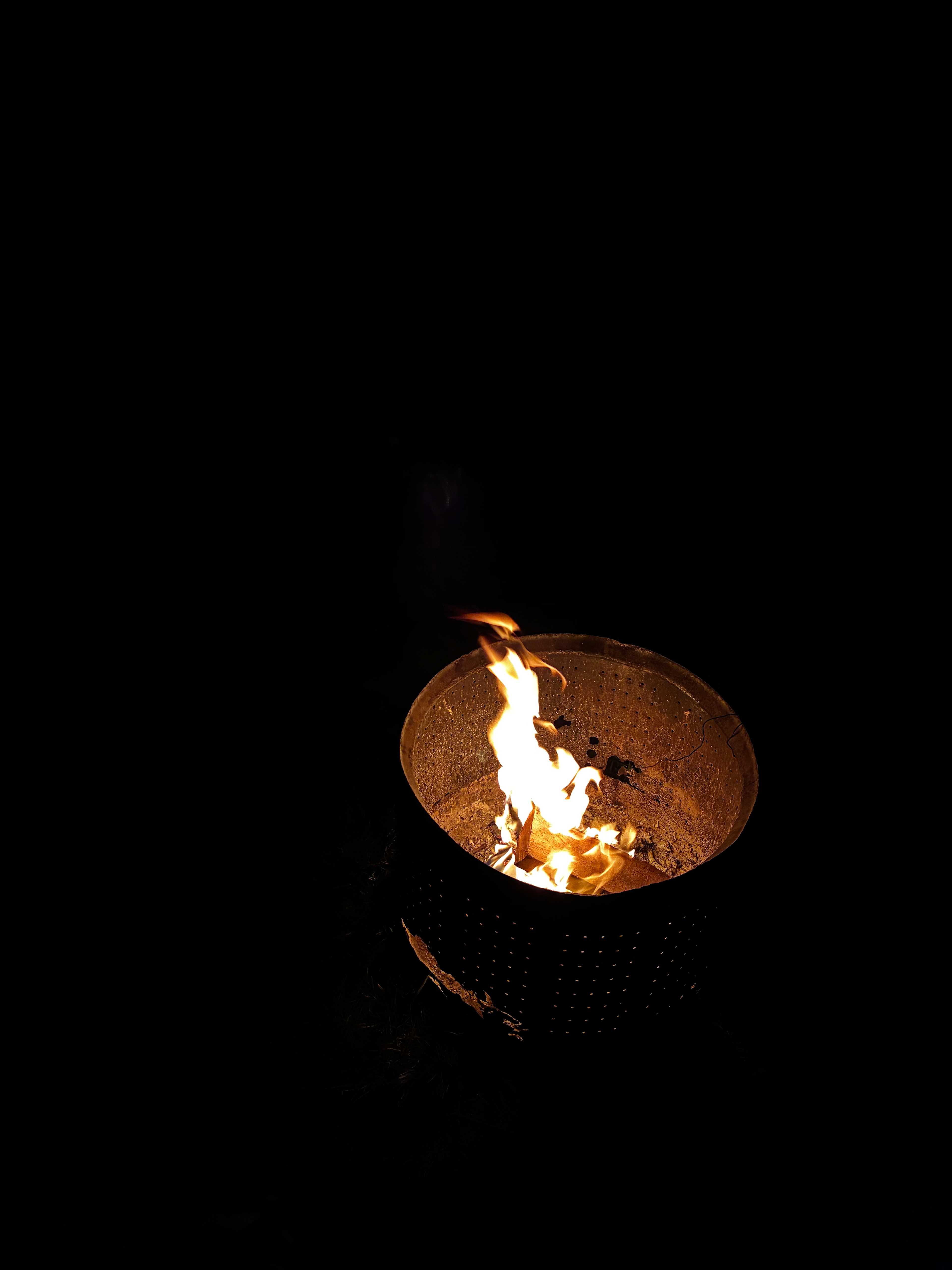got my firepit delivered to me, how good