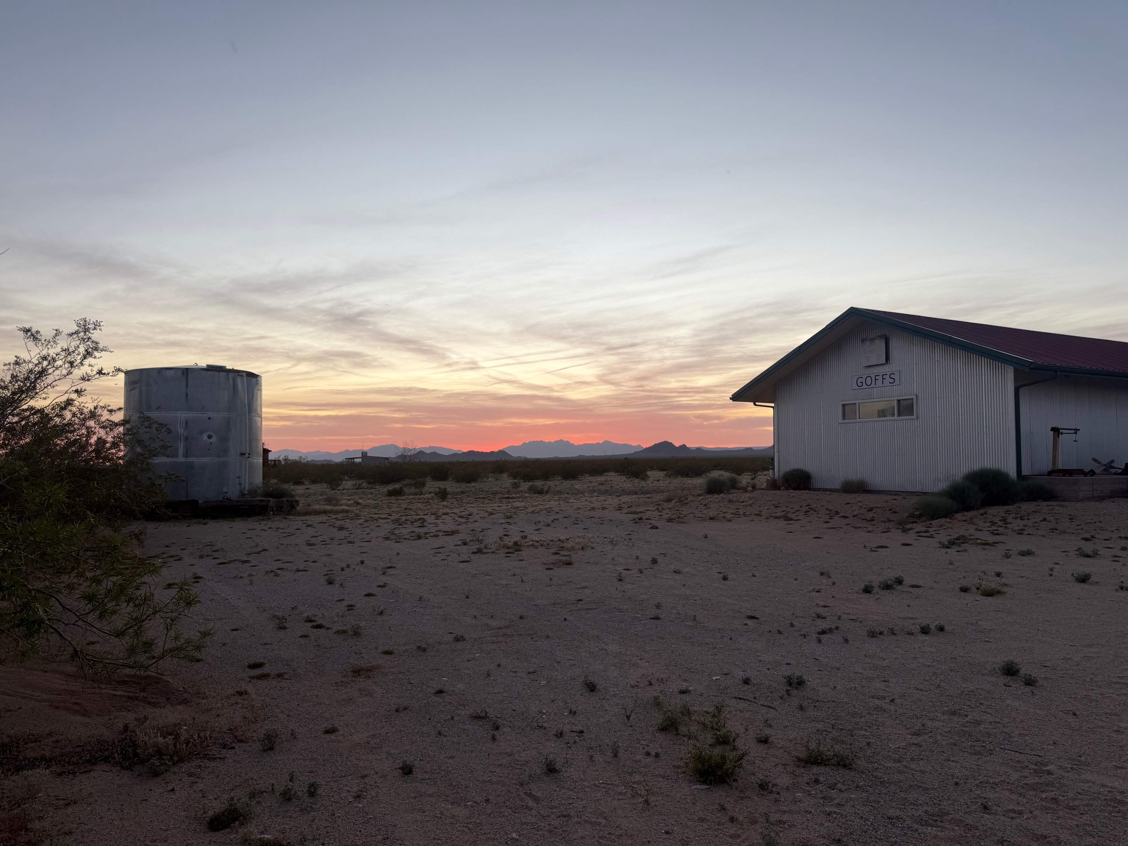 Desert sunset