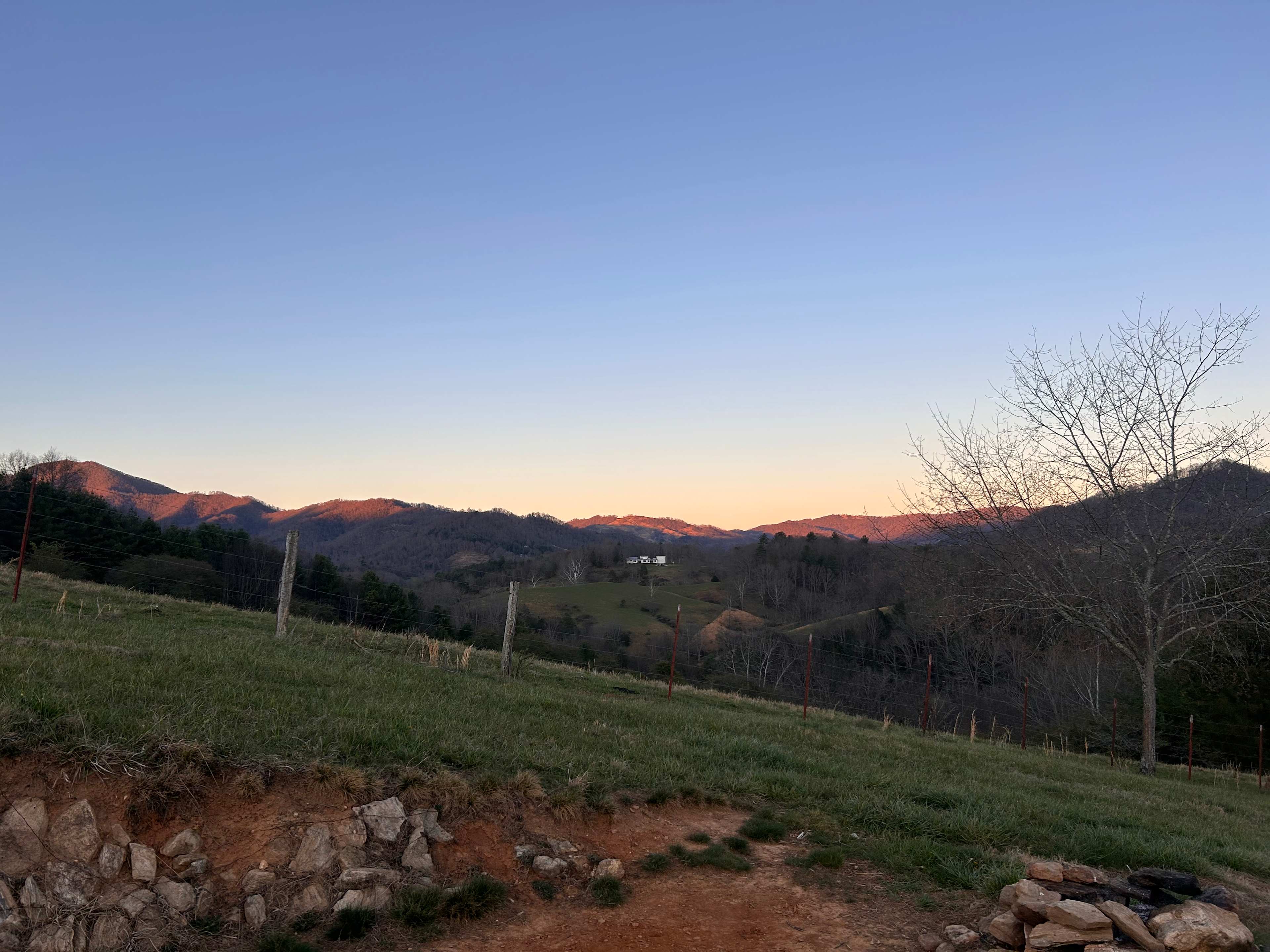 view from site 8 hilltop