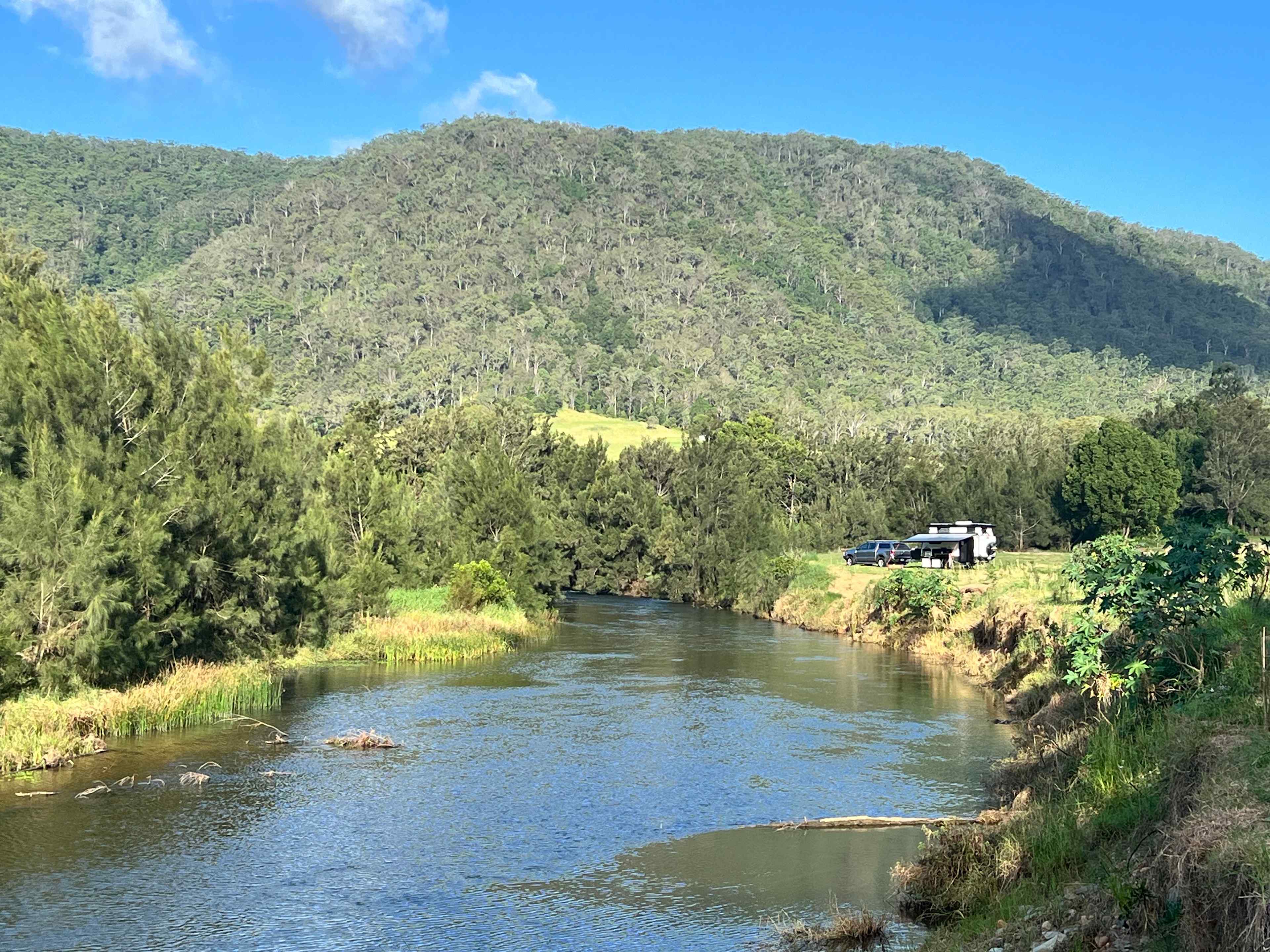 Campsite 4 offers a beautiful view of the river!