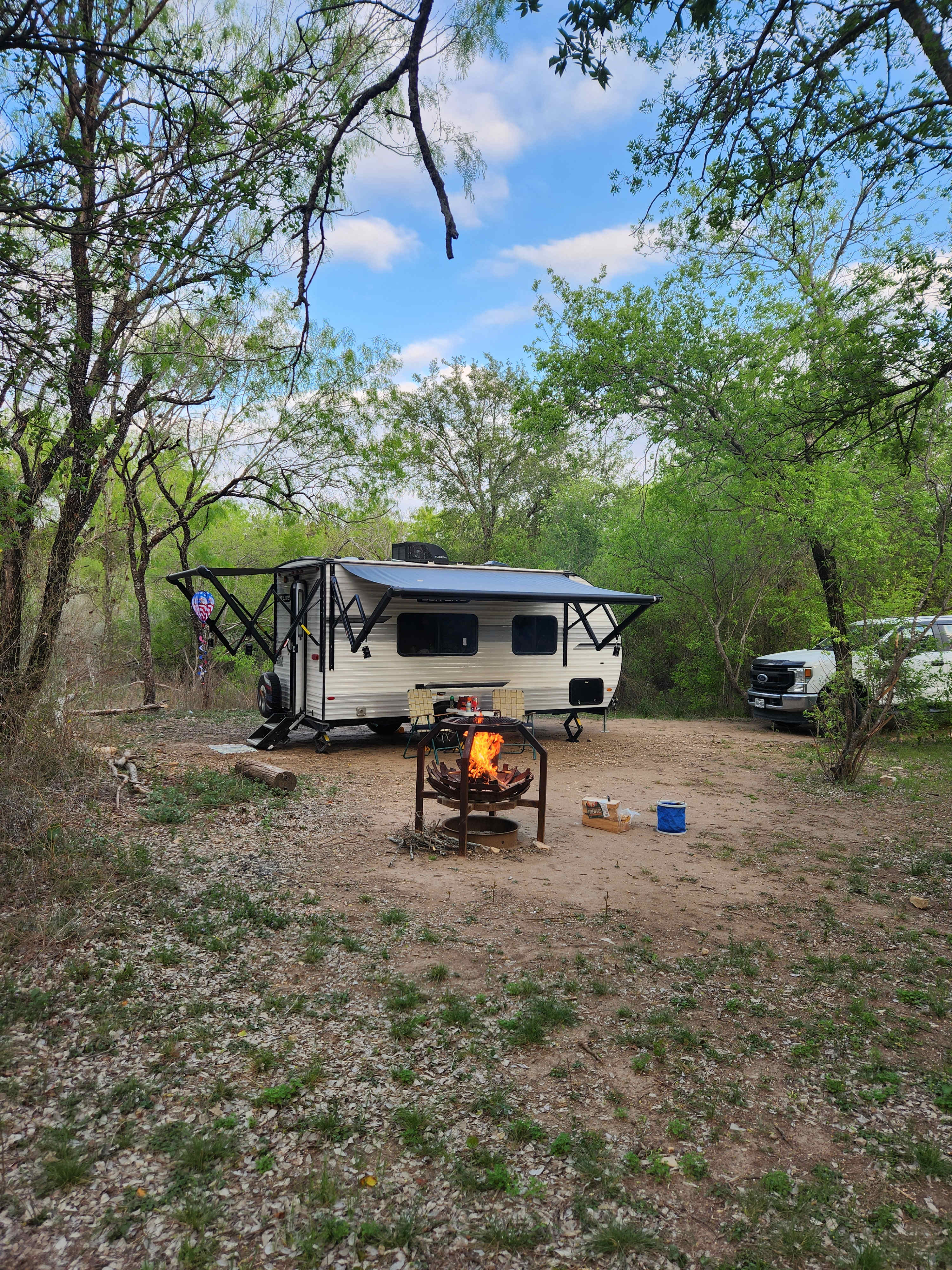 We were able to tuck into this spot easily