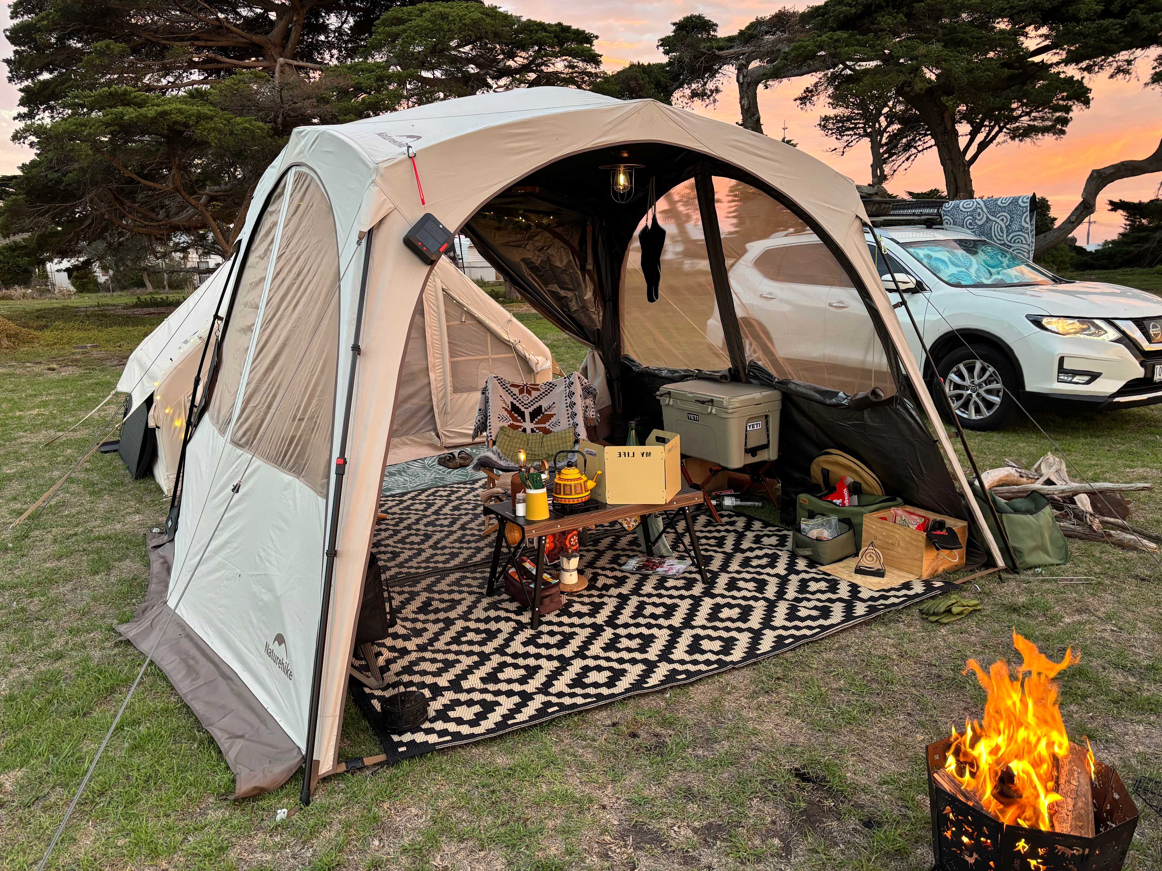 Shacks at Kardella Park